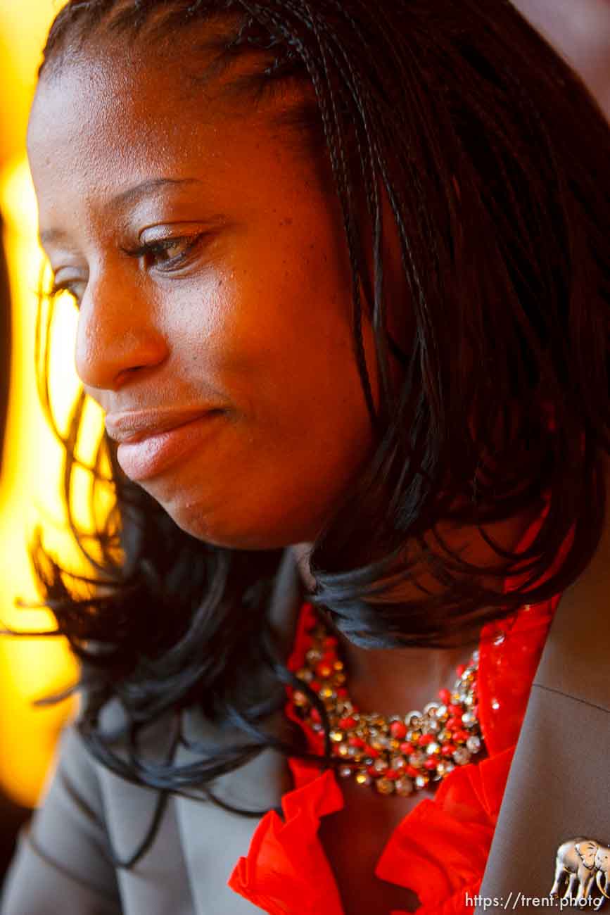 Trent Nelson  |  The Salt Lake Tribune
Utah Congressional candidate Mia Love, interviewed at the Sheraton Hotel in Tampa, Florida, Monday, August 27, 2012, the day before the Republican National Convention kicks off.