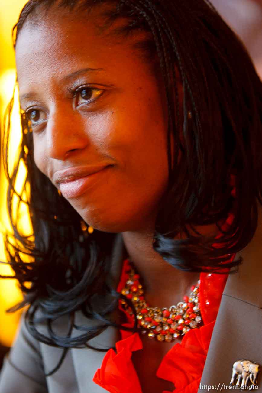 Trent Nelson  |  The Salt Lake Tribune
Utah Congressional candidate Mia Love, interviewed at the Sheraton Hotel in Tampa, Florida, Monday, August 27, 2012, the day before the Republican National Convention kicks off.