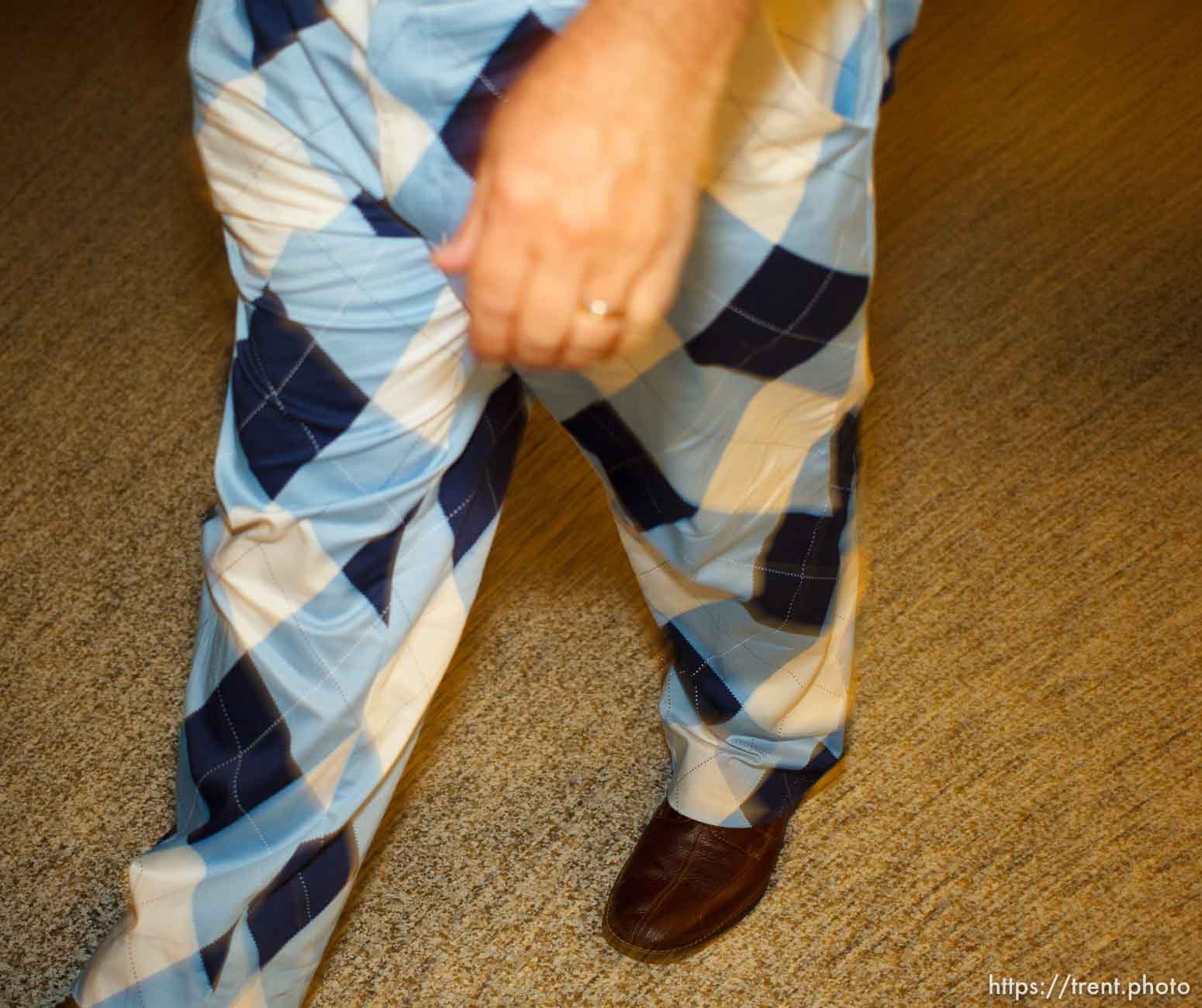 Trent Nelson  |  The Salt Lake Tribune
 at the Republican National Convention in Tampa, Florida, Wednesday, August 29, 2012. pants