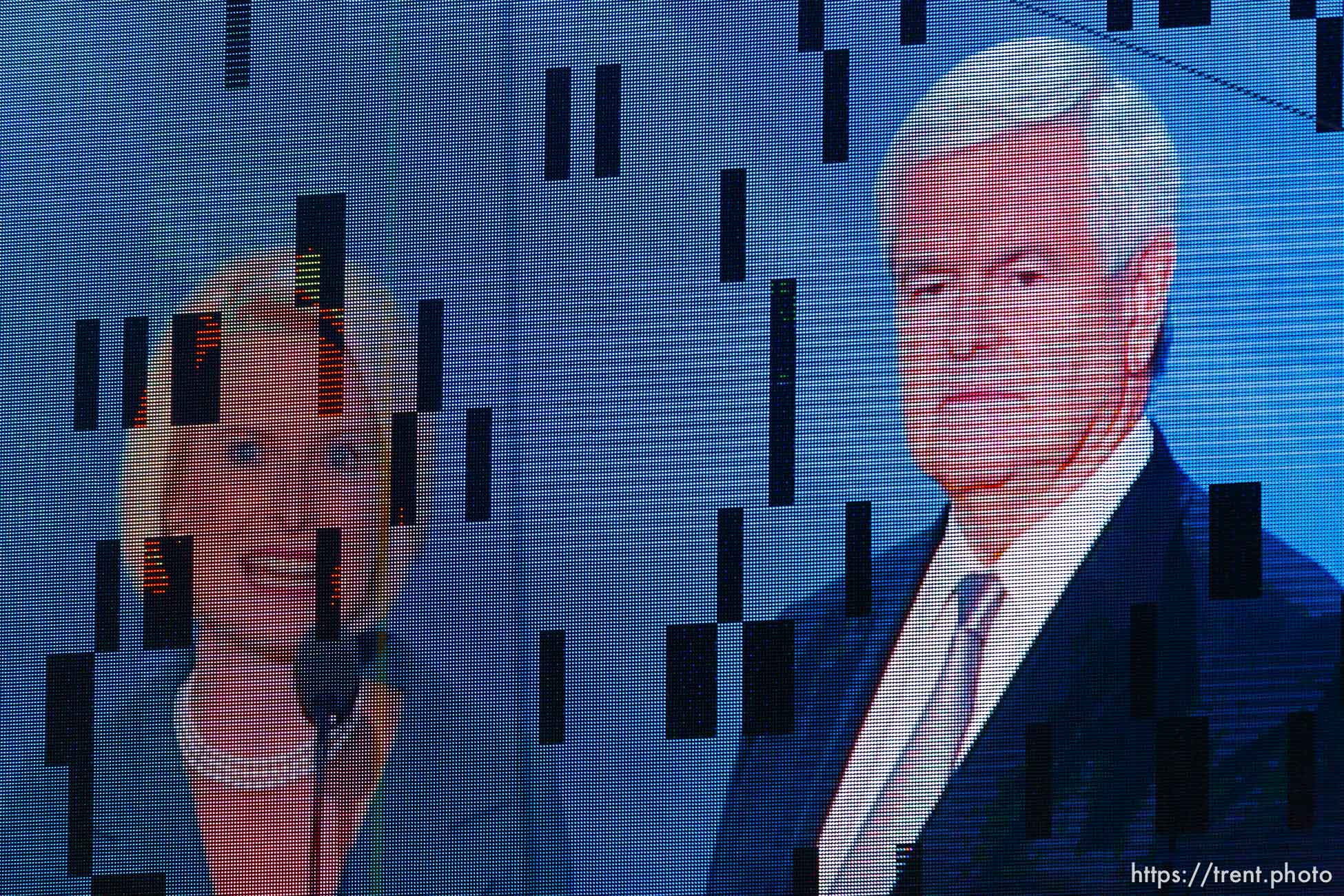 Trent Nelson  |  The Salt Lake Tribune
callista gingrich, newt gingrich at the Republican National Convention in Tampa, Florida, Thursday, August 30, 2012.