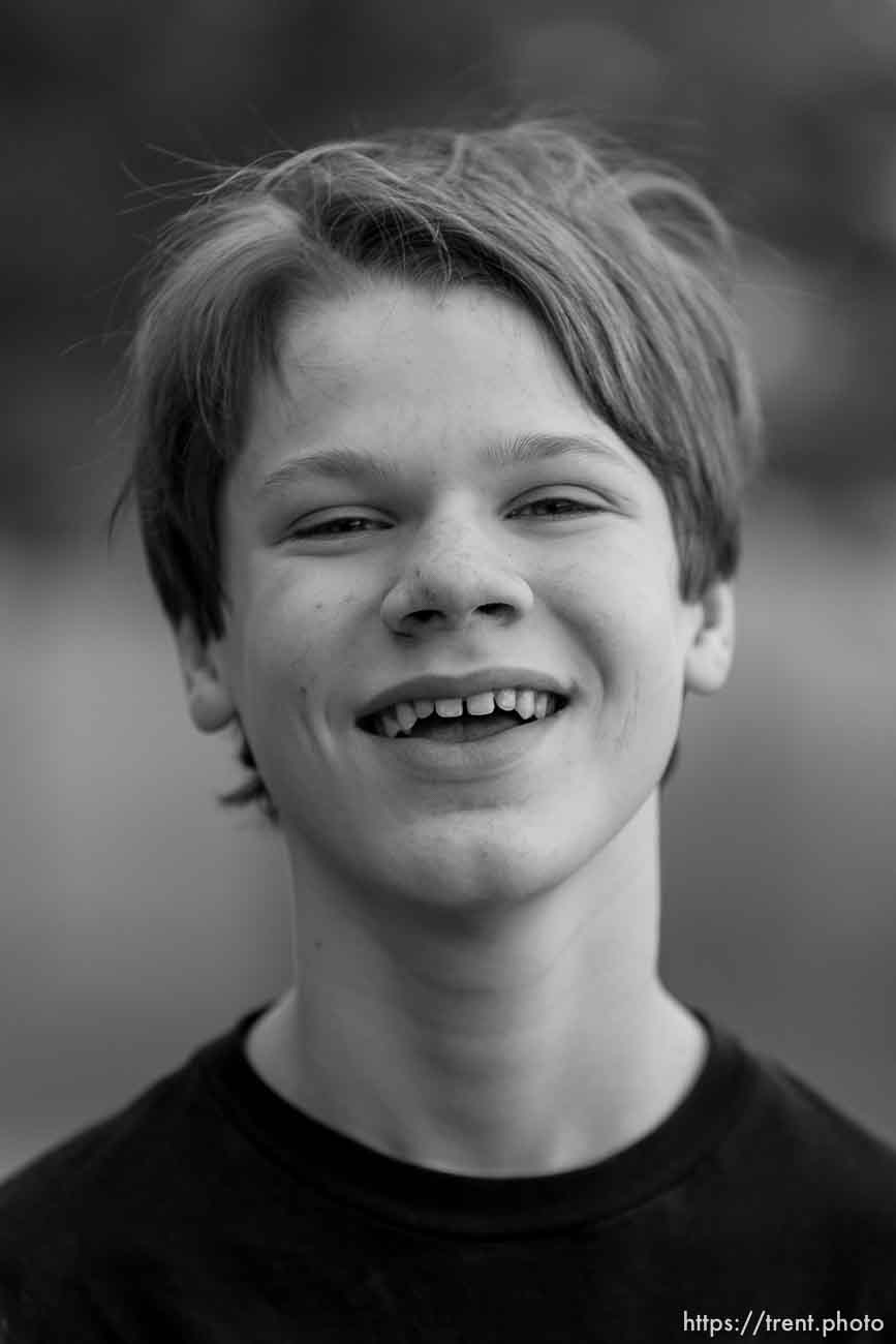 Trent Nelson  |  The Salt Lake Tribune
Garrett Lines is a teenager with autism who lives in a group home after his mother, Nikki Lines, turned him over to DCFS a few years ago. Lines was photographed in Murray, Utah, Thursday, September 6, 2012.