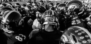 Trent Nelson  |  The Salt Lake Tribune
Herriman vs. East high school football, Saturday October 27, 2012 in Herriman, Utah. herriman assistant coach Eric Drage