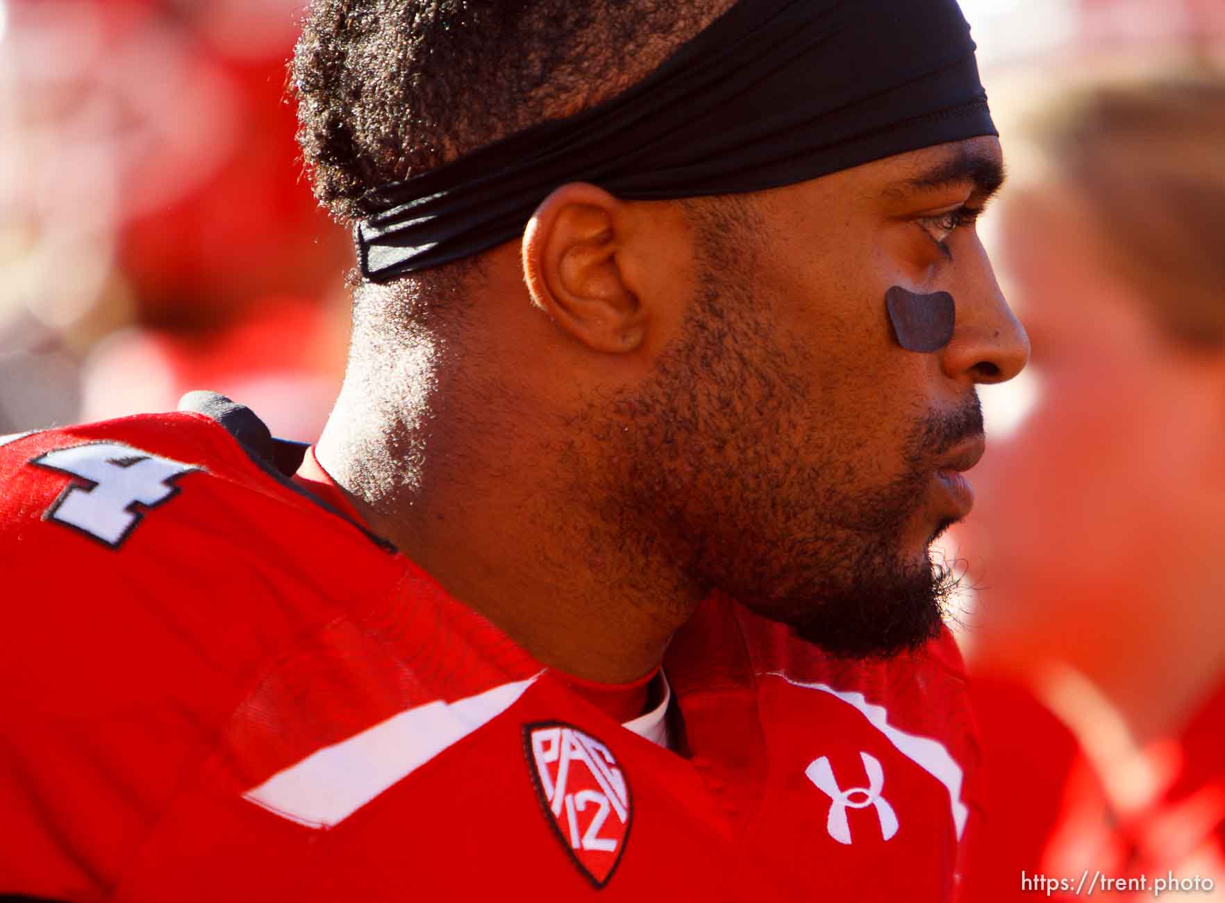 Trent Nelson  |  The Salt Lake Tribune
 as Utah hosts Washington State, college football at Rice-Eccles Stadium Saturday November 3, 2012 in Salt Lake City. Utah wide receiver Reggie Dunn (14)