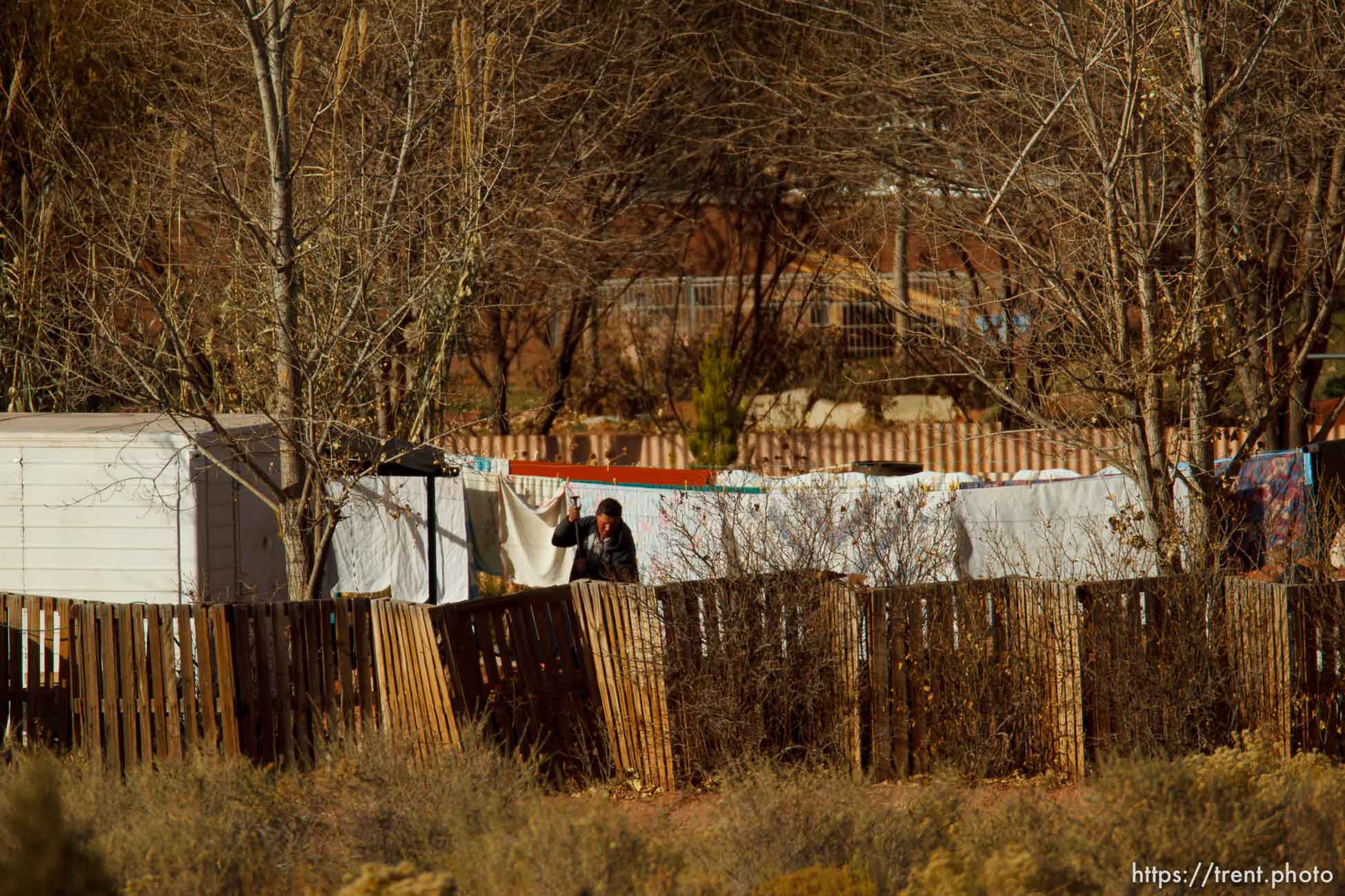 man working, Thursday November 29, 2012.