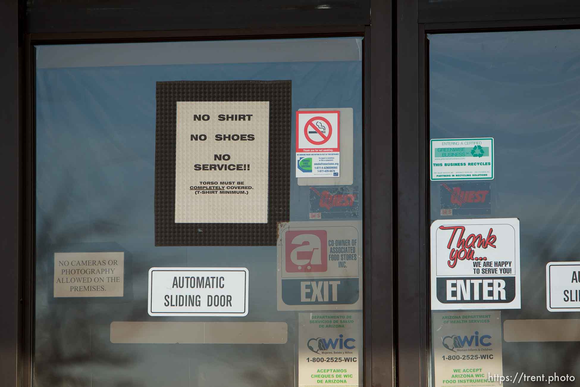 closed grocery store, Thursday November 29, 2012.