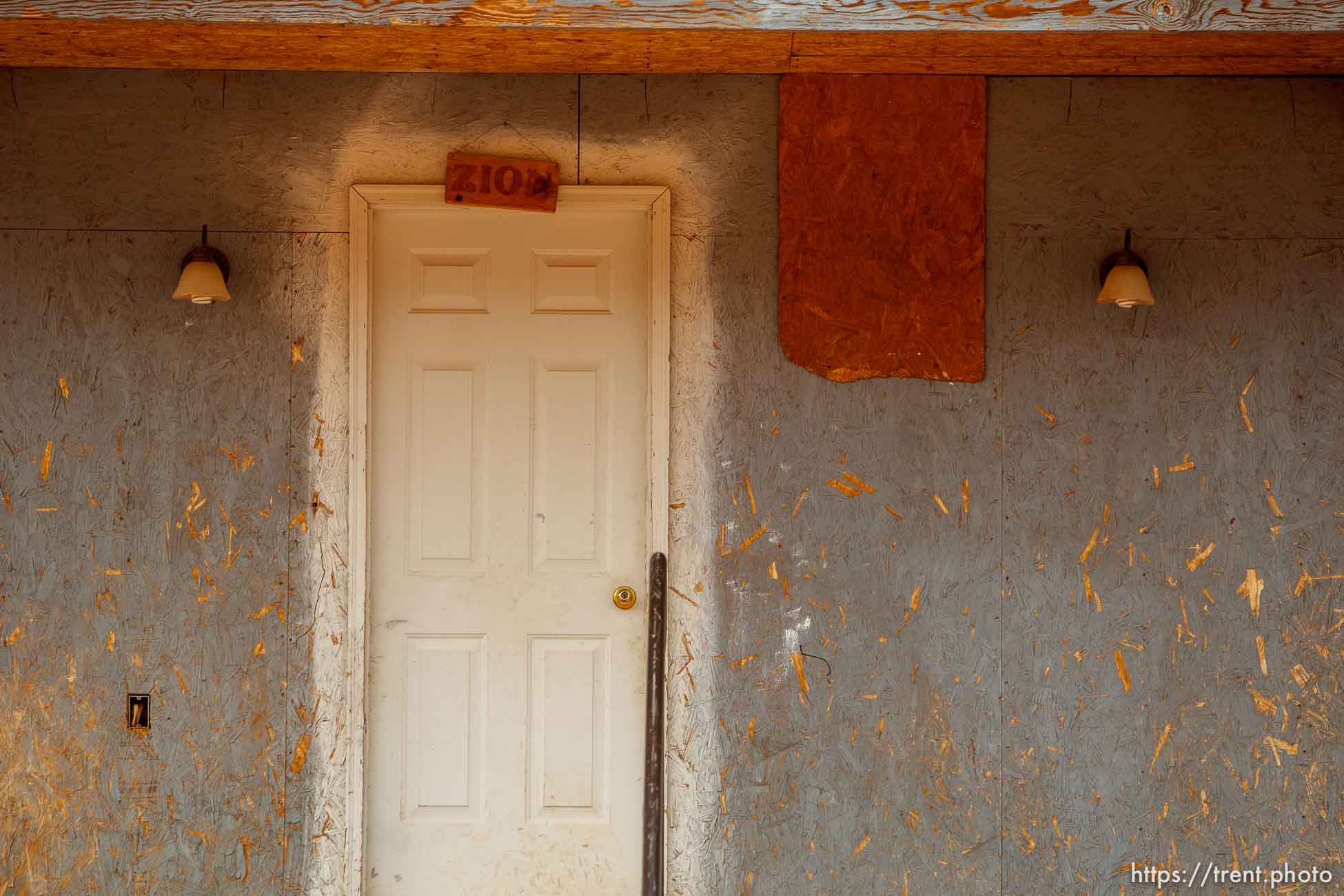 zion over door, Friday November 30, 2012.