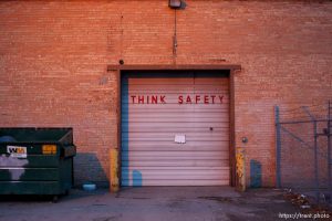 think safety sign, Wednesday December 12, 2012