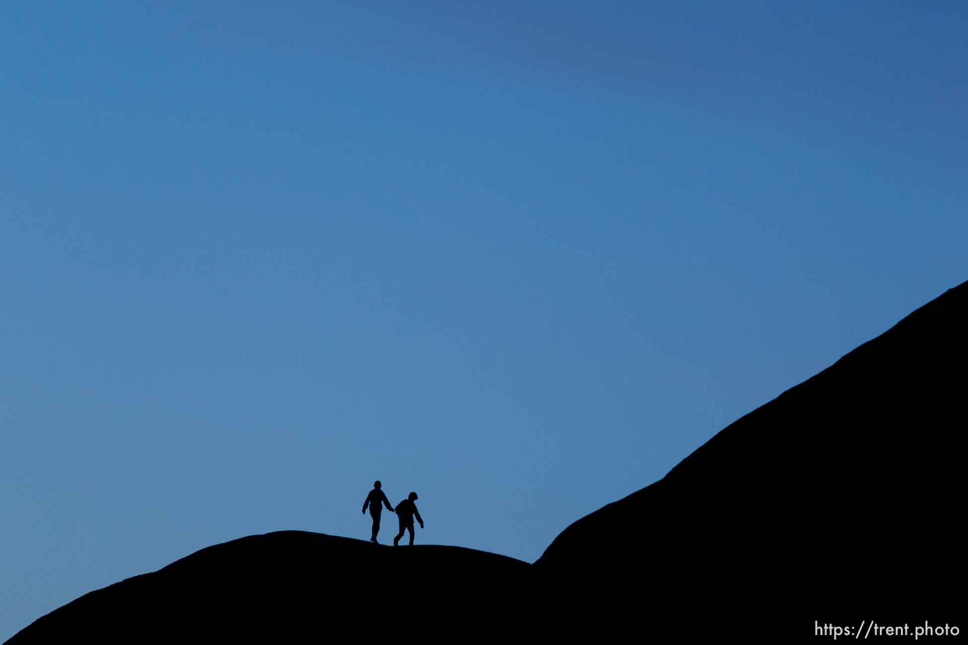 sunset above Moab, Wednesday April 3, 2013.