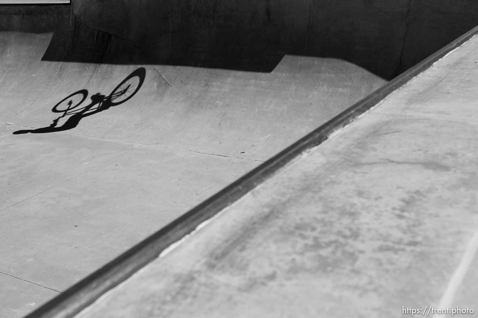 Trent Nelson  |  The Salt Lake Tribune
Devan Latturner catches air on his BMX bike at the Layton City skatepark Thursday June 6, 2013.