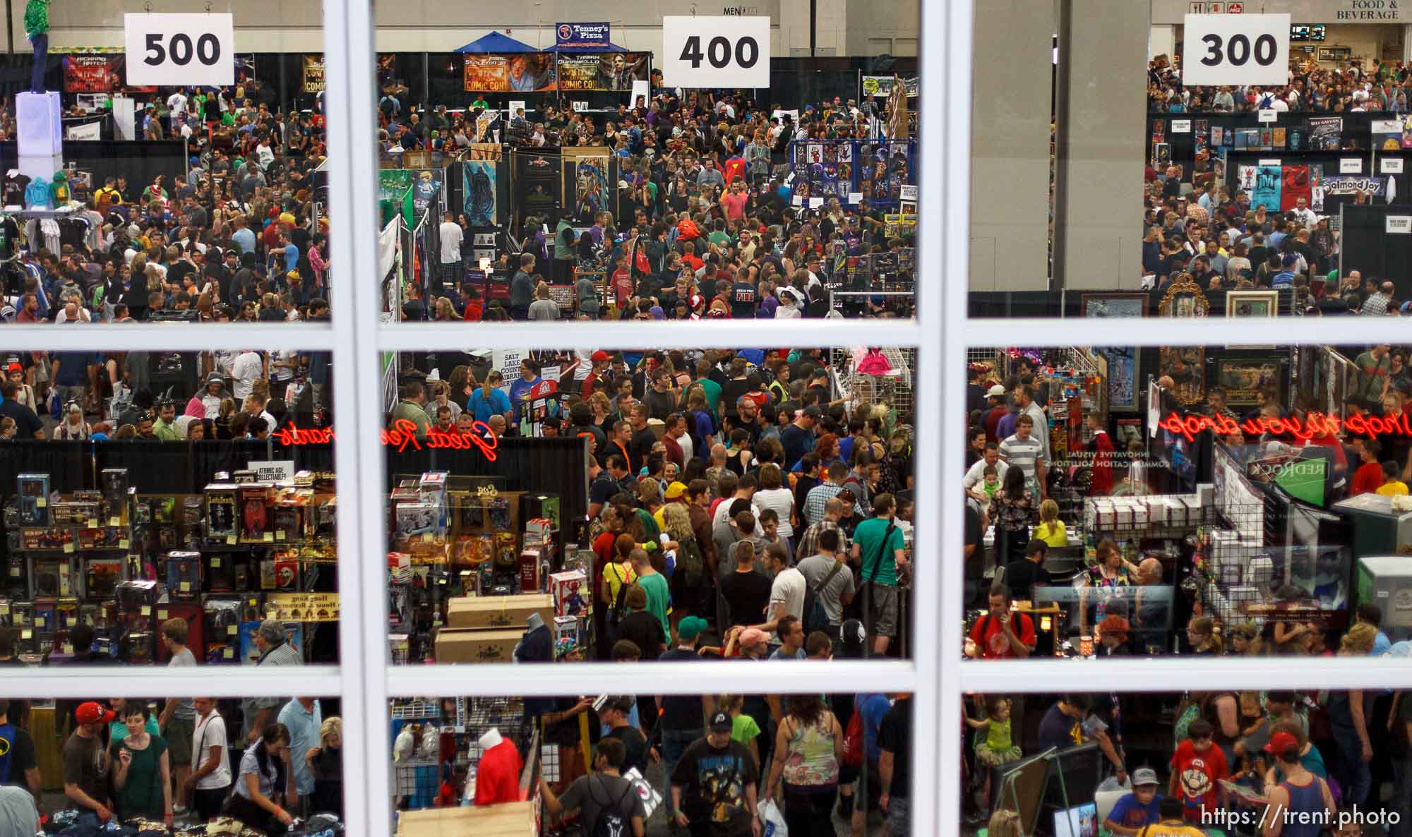 Trent Nelson  |  The Salt Lake Tribune
Large crowds fill the Salt Palace Convention Center at Salt Lake Comic Con in Salt Lake City Saturday, September 7, 2013.