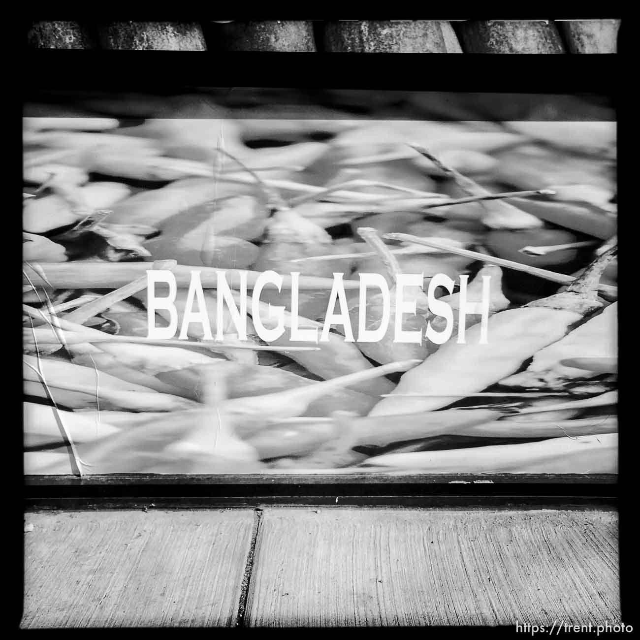 bangladesh sign, along State Street, Monday October 21, 2013.