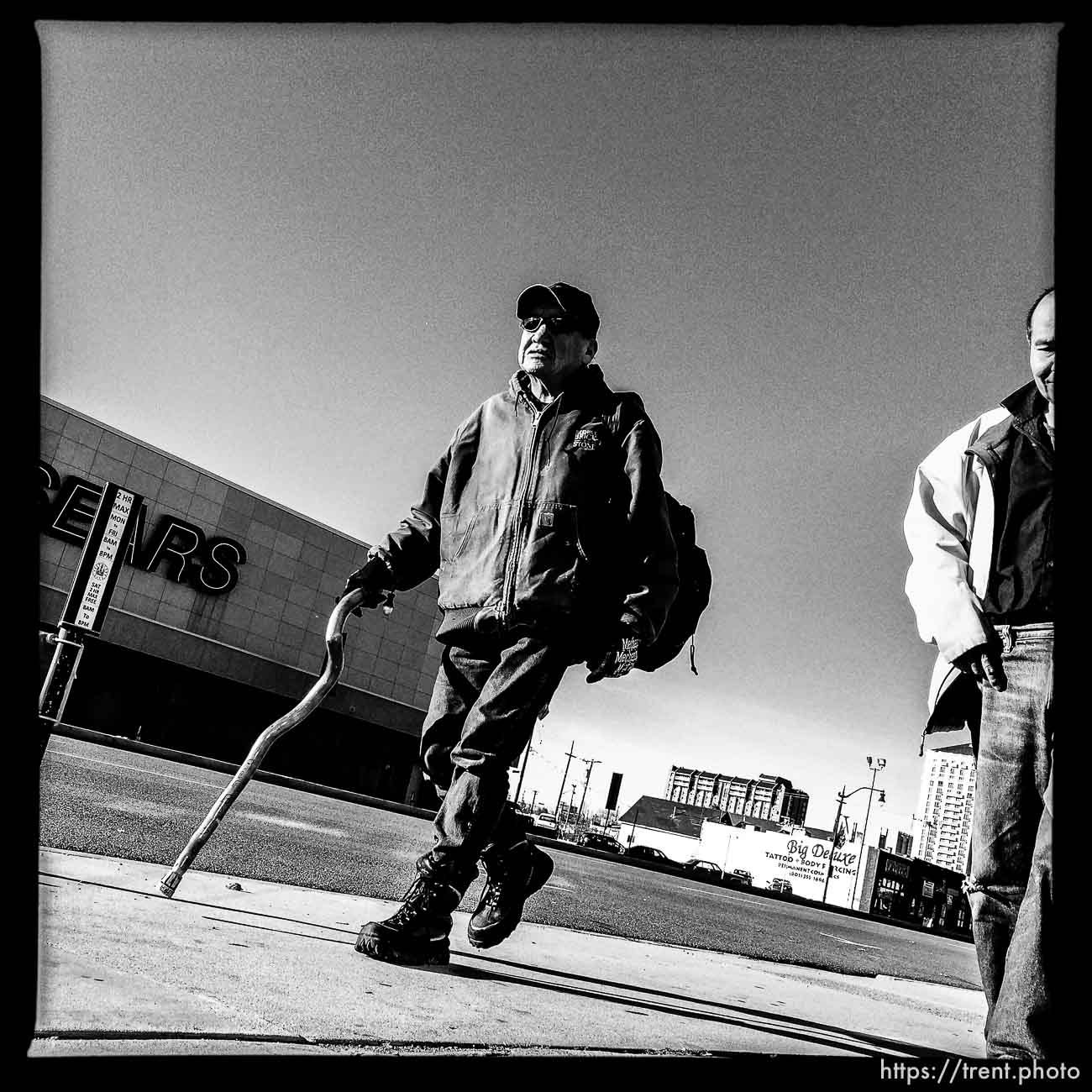 men walking along State Street, Monday November 18, 2013.