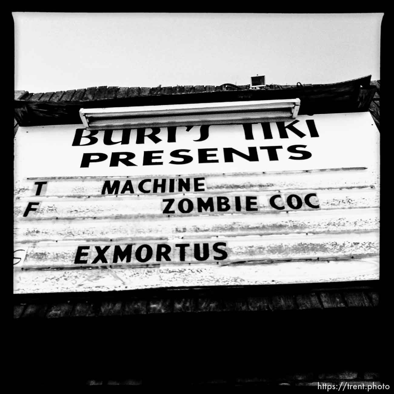 burt's tiki lounge. machine, zombie coc, exmortus. along State Street, Monday November 18, 2013.