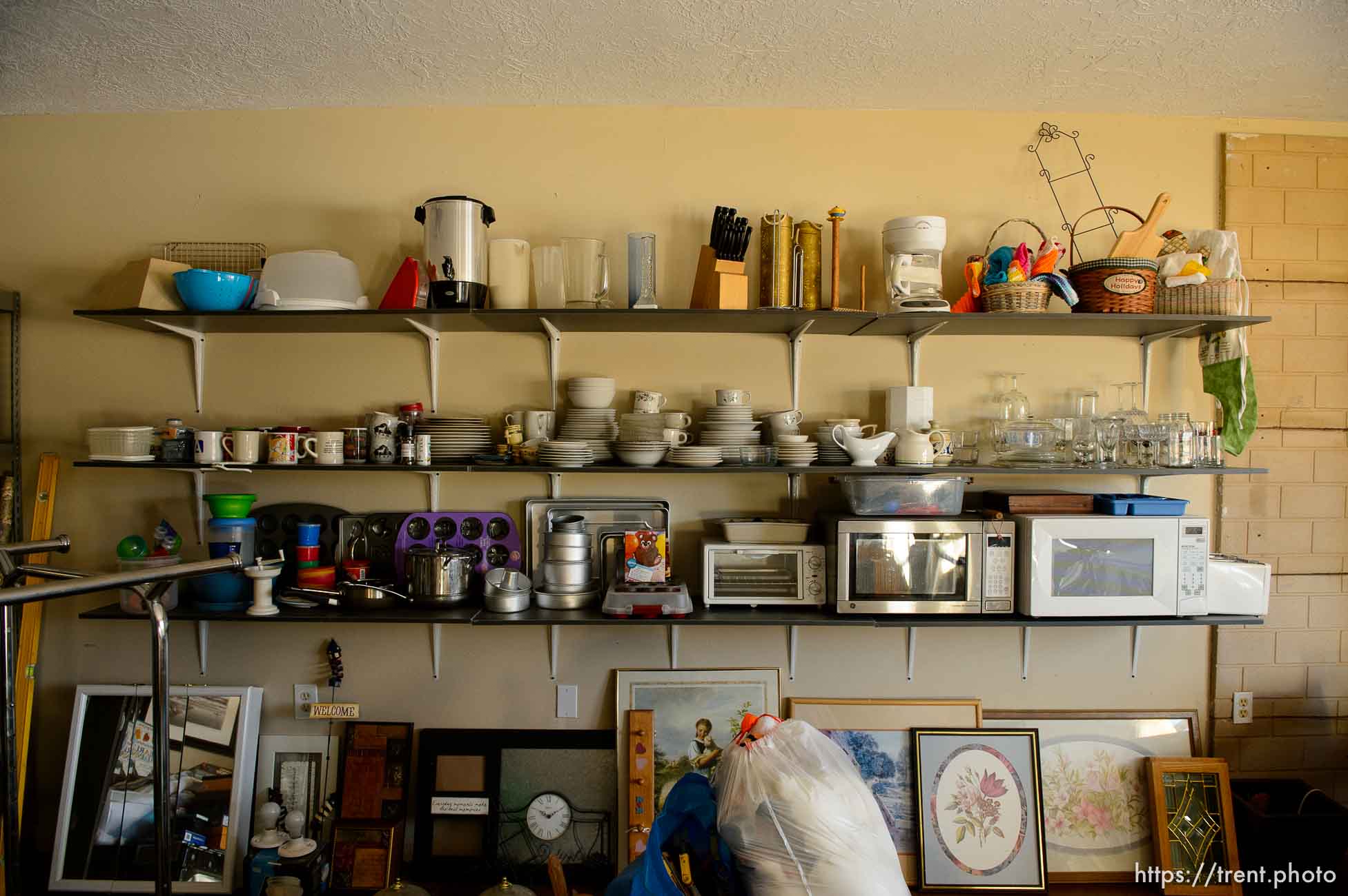 Trent Nelson  |  The Salt Lake Tribune
donations for a planned thrift store at the community center in Colorado City that is being set up by Holding Out Hope, Saturday December 14, 2013.