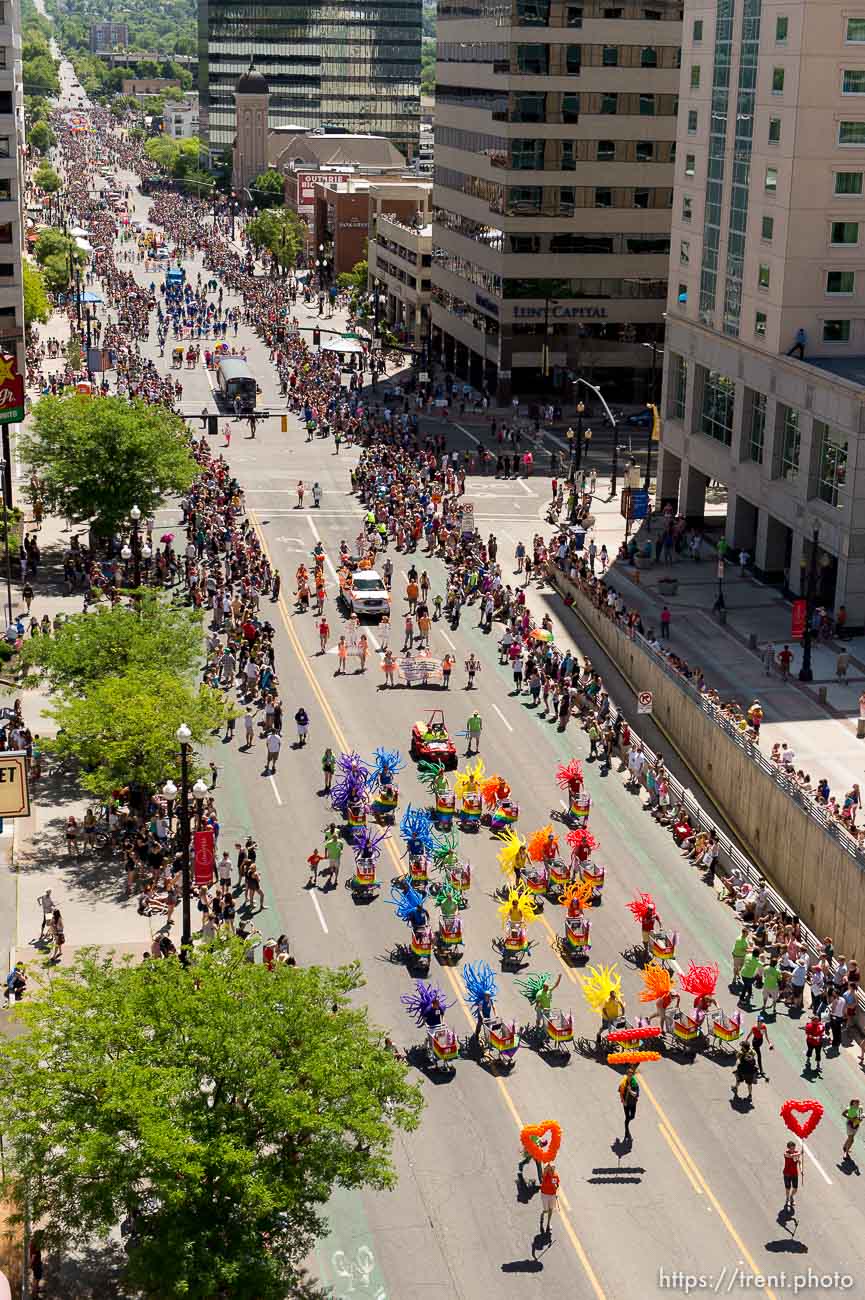 Trent Nelson  |  The Salt Lake Tribune
Pride parade, Sunday June 8, 2014.