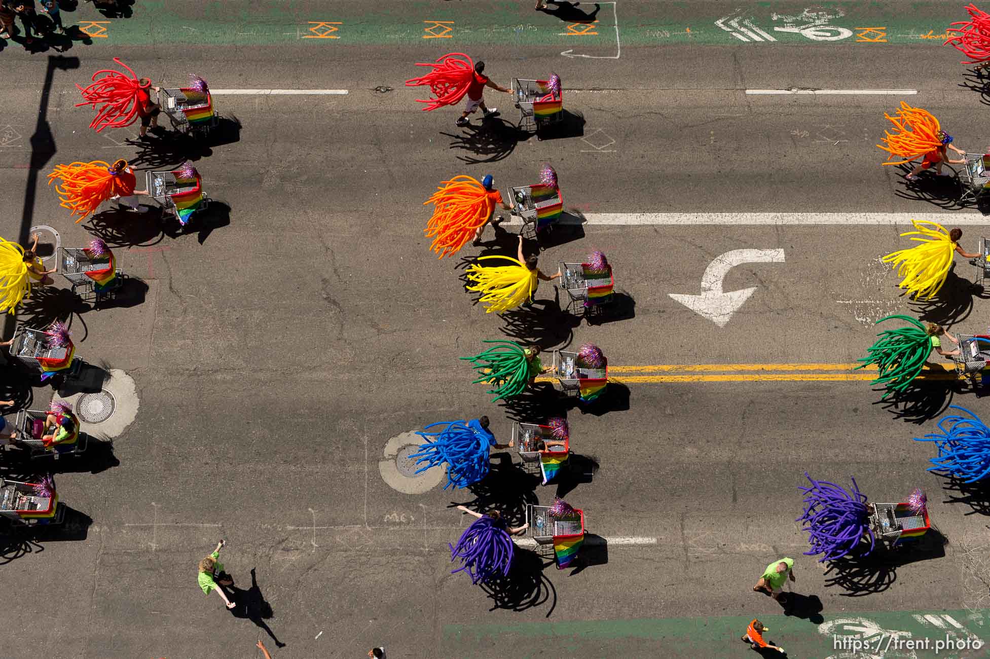 Trent Nelson  |  The Salt Lake Tribune
Pride parade, Sunday June 8, 2014.