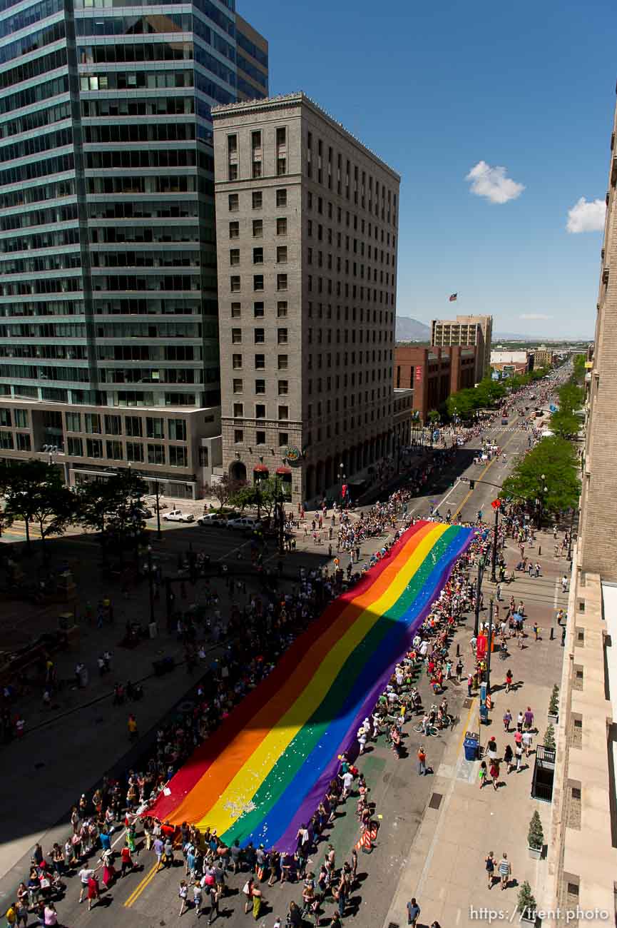 Trent Nelson  |  The Salt Lake Tribune
Pride parade, Sunday June 8, 2014.