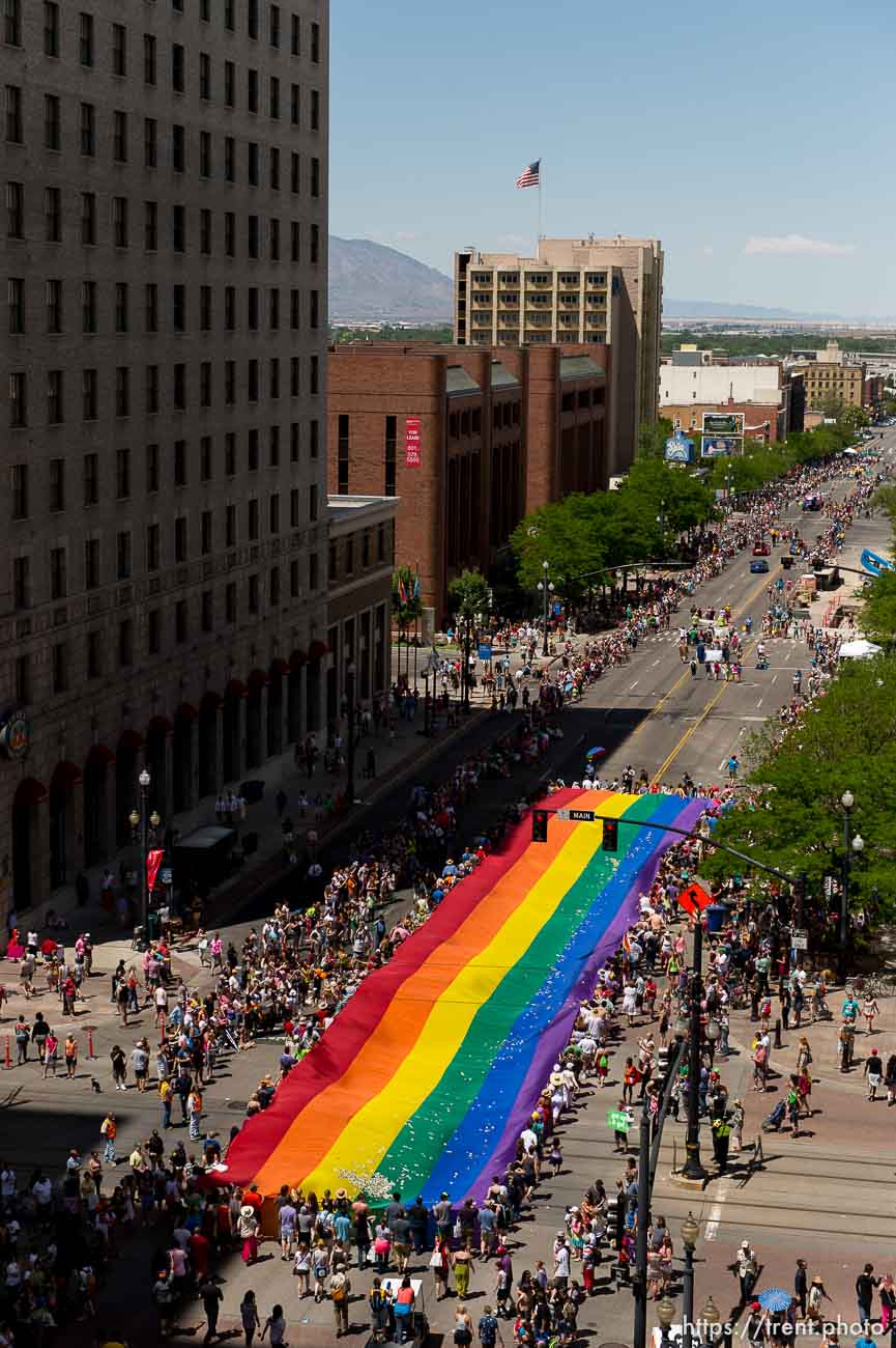 Trent Nelson  |  The Salt Lake Tribune
Pride parade, Sunday June 8, 2014.