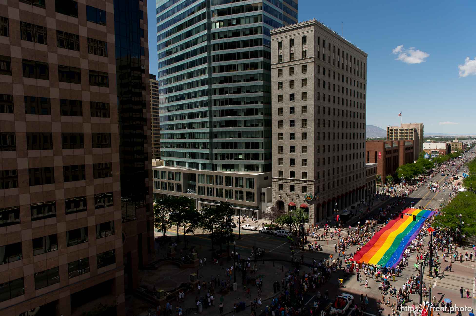 Trent Nelson  |  The Salt Lake Tribune
Pride parade, Sunday June 8, 2014.