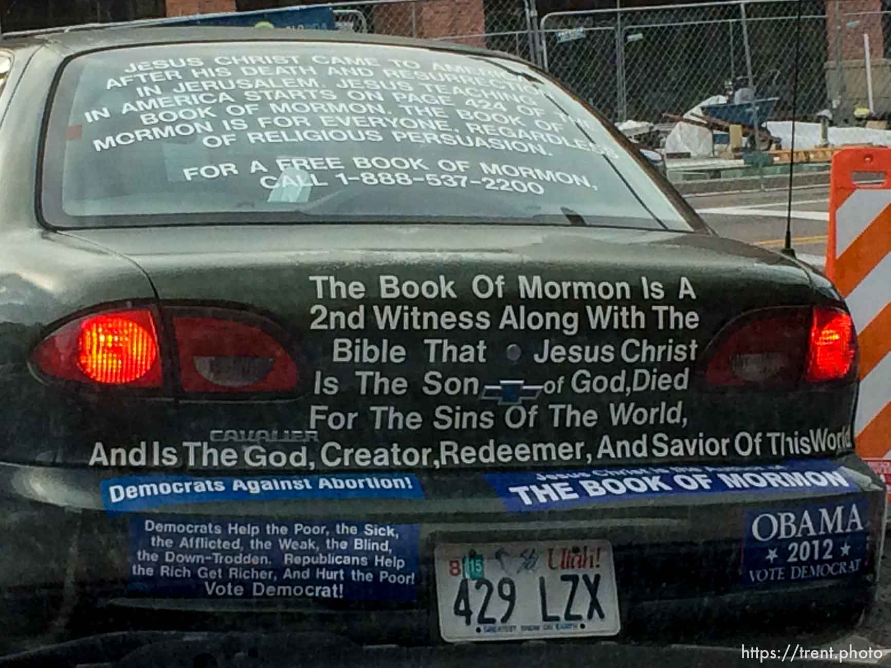 Book of Mormon Car