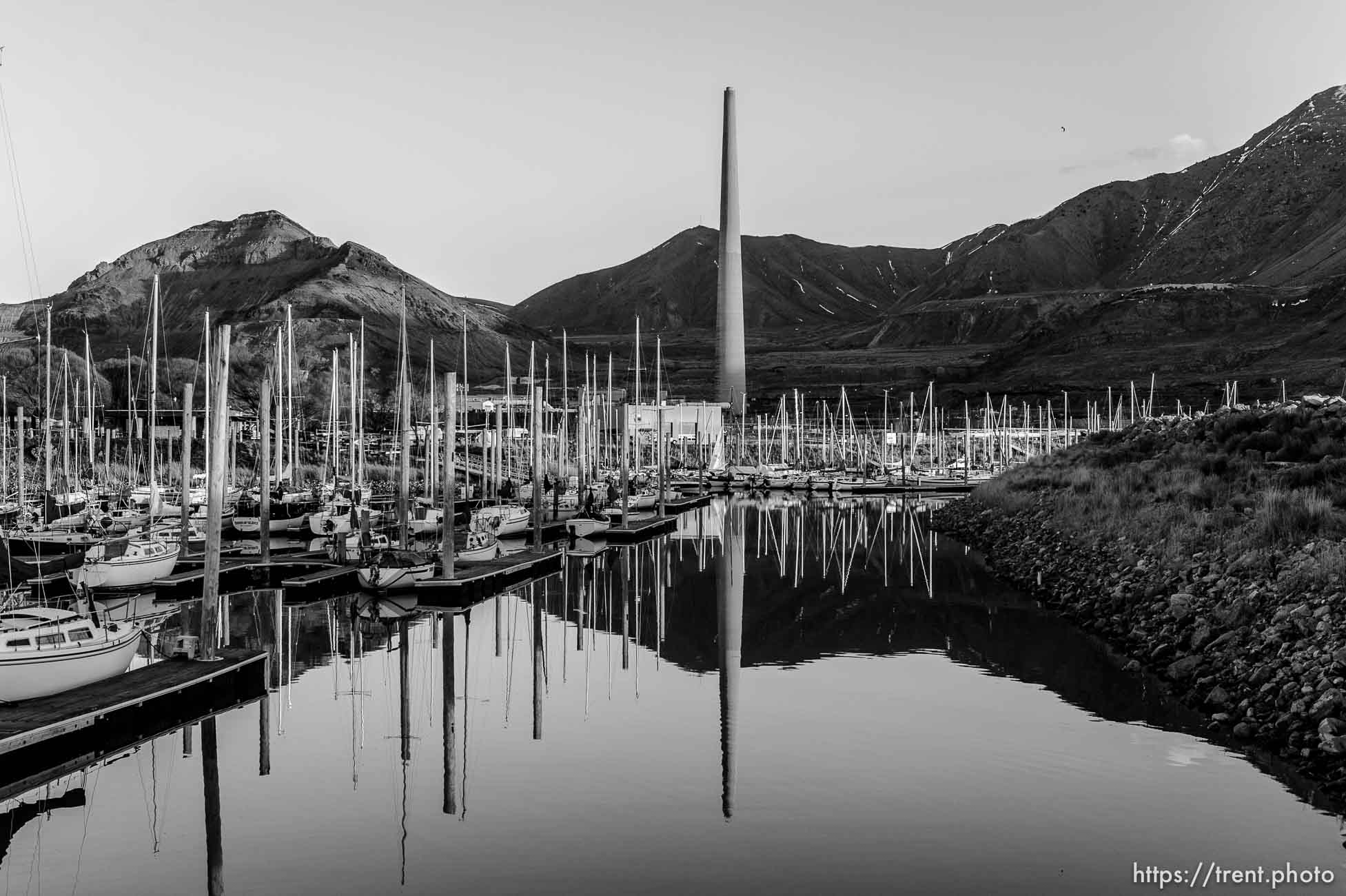 The Great Salt Lake marina, Wednesday February 25, 2015. Without dredging at the marina, sailing will soon be impossible on Utah's largest body of water, putting an end to a century-old tradition.