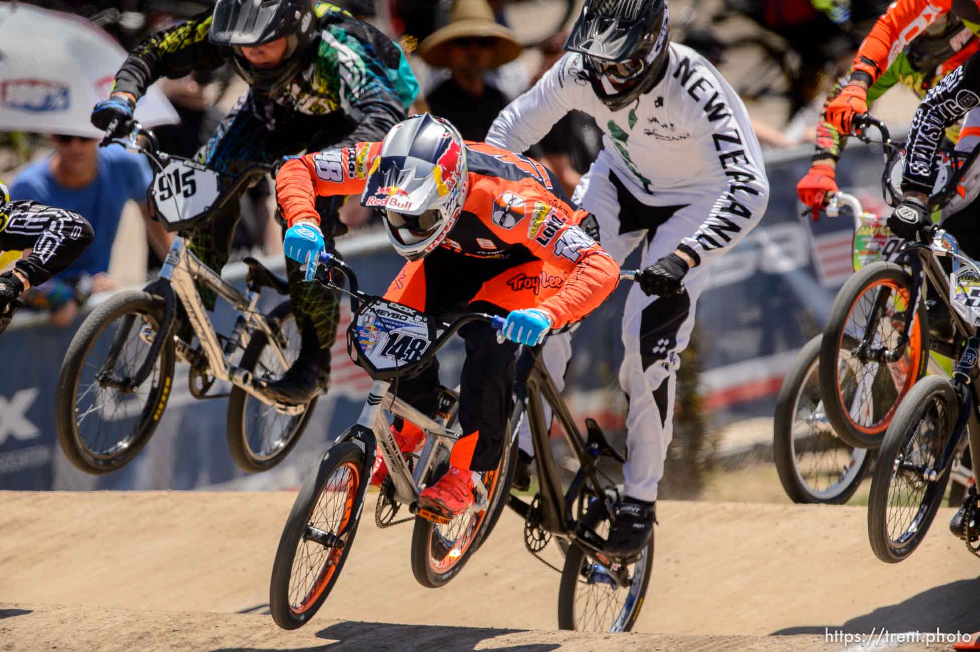 Trent Nelson  |  The Salt Lake Tribune
Riders at the U.S. BMX National Series at Rad Canyon BMX in South Jordan, Saturday June 13, 2015.