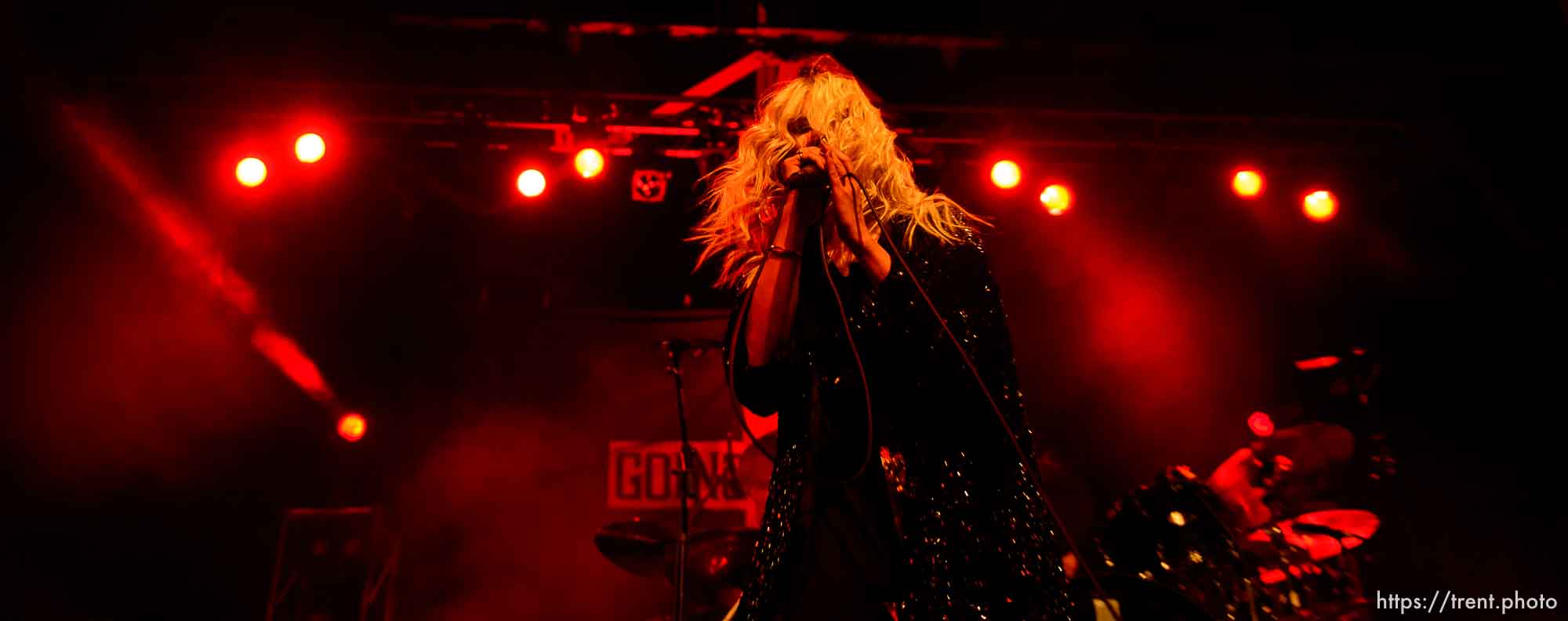 Trent Nelson  |  The Salt Lake Tribune
Singer Taylor Momsen on stage as The Pretty Reckless performs at Saltair, Wednesday June 3, 2015.