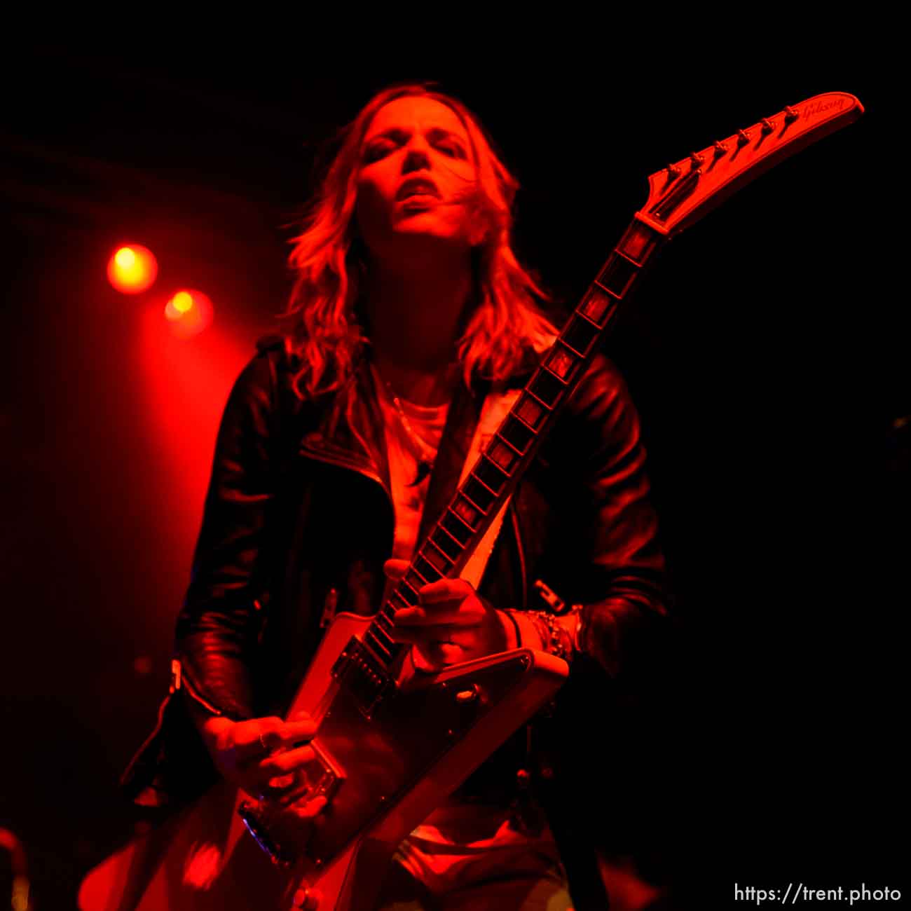 Trent Nelson  |  The Salt Lake Tribune
Lzzy Hale on stage as Halestorm performs at Saltair, Wednesday June 3, 2015.