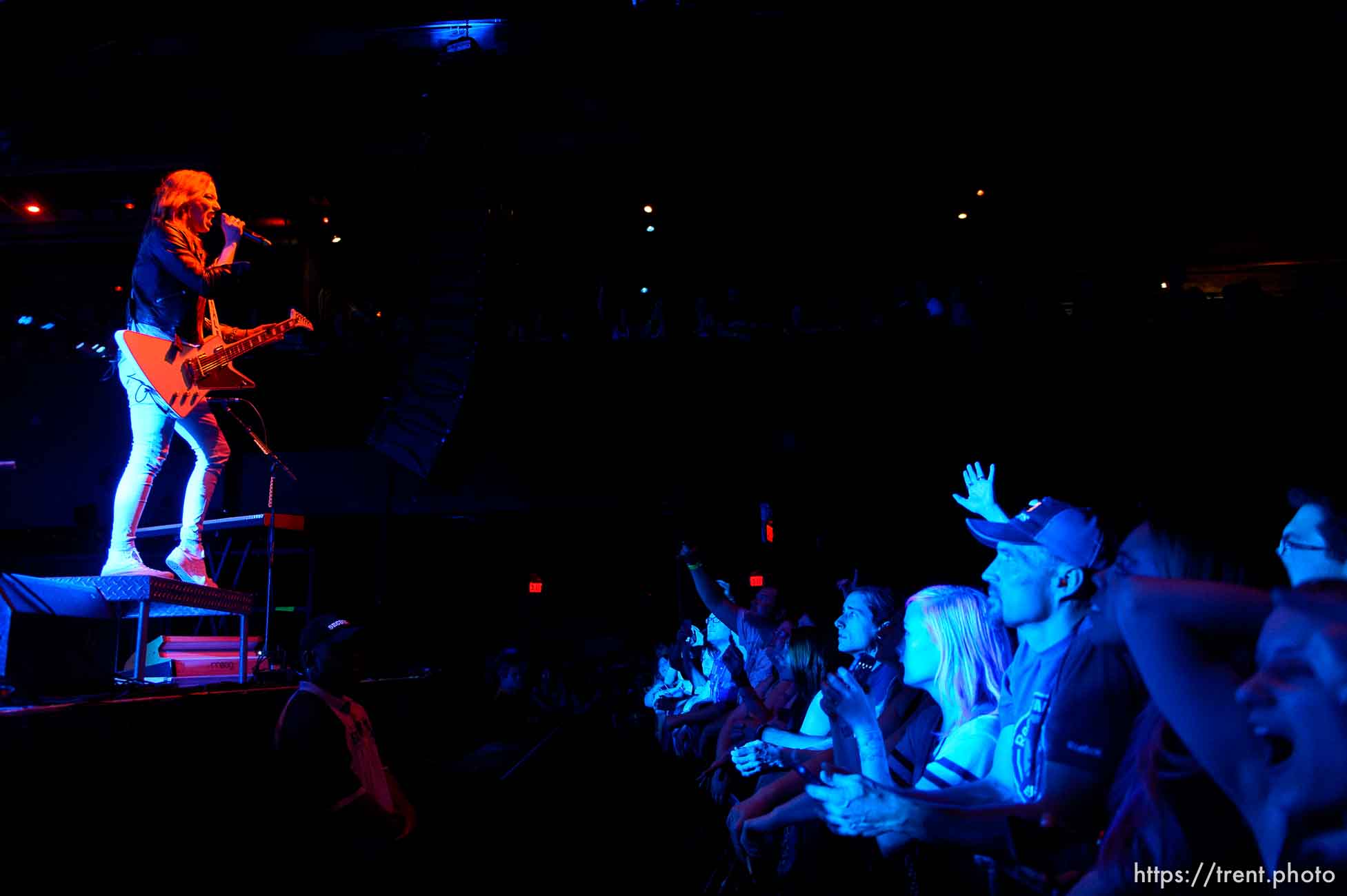 Trent Nelson  |  The Salt Lake Tribune
Lzzy Hale on stage as Halestorm performs at Saltair, Wednesday June 3, 2015.