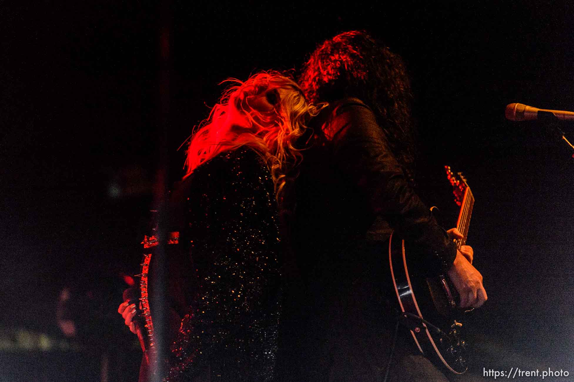 Trent Nelson  |  The Salt Lake Tribune
Singer Taylor Momsen on stage as The Pretty Reckless performs at Saltair, Wednesday June 3, 2015.