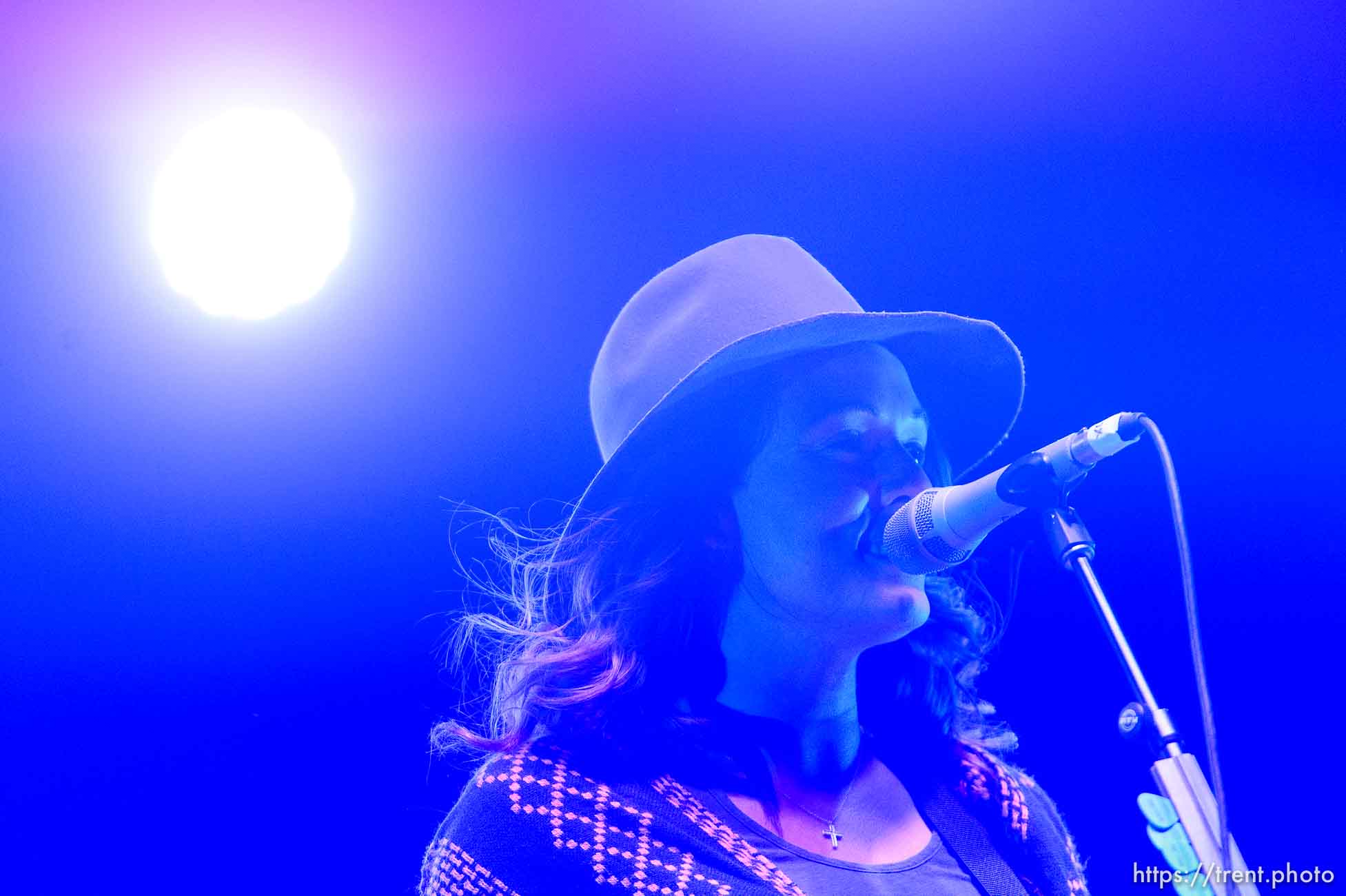 Trent Nelson  |  The Salt Lake Tribune
Brandi Carlile performs at Red Butte Garden in Salt Lake City, Sunday August 16, 2015.