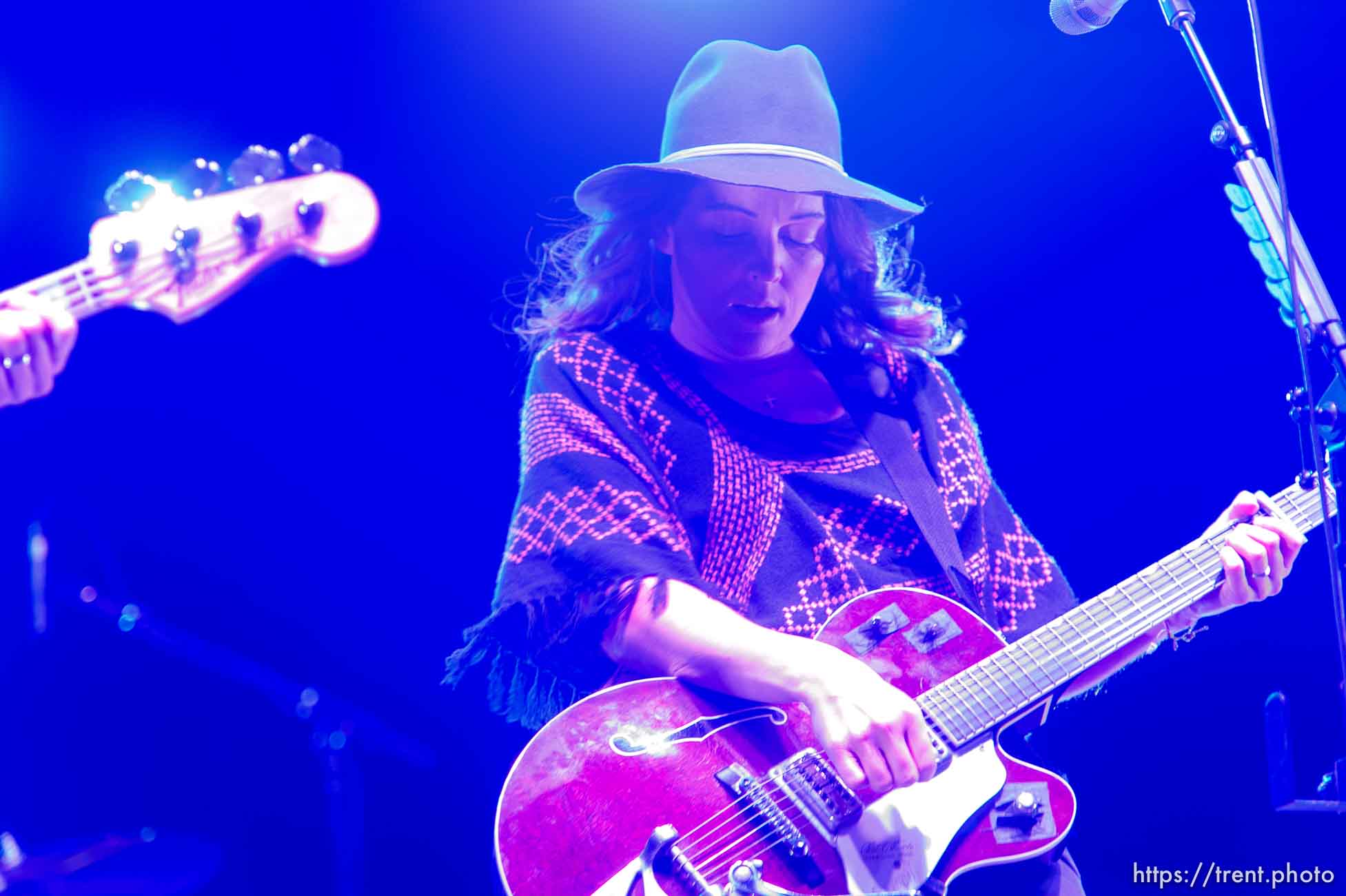 Trent Nelson  |  The Salt Lake Tribune
Brandi Carlile performs at Red Butte Garden in Salt Lake City, Sunday August 16, 2015.