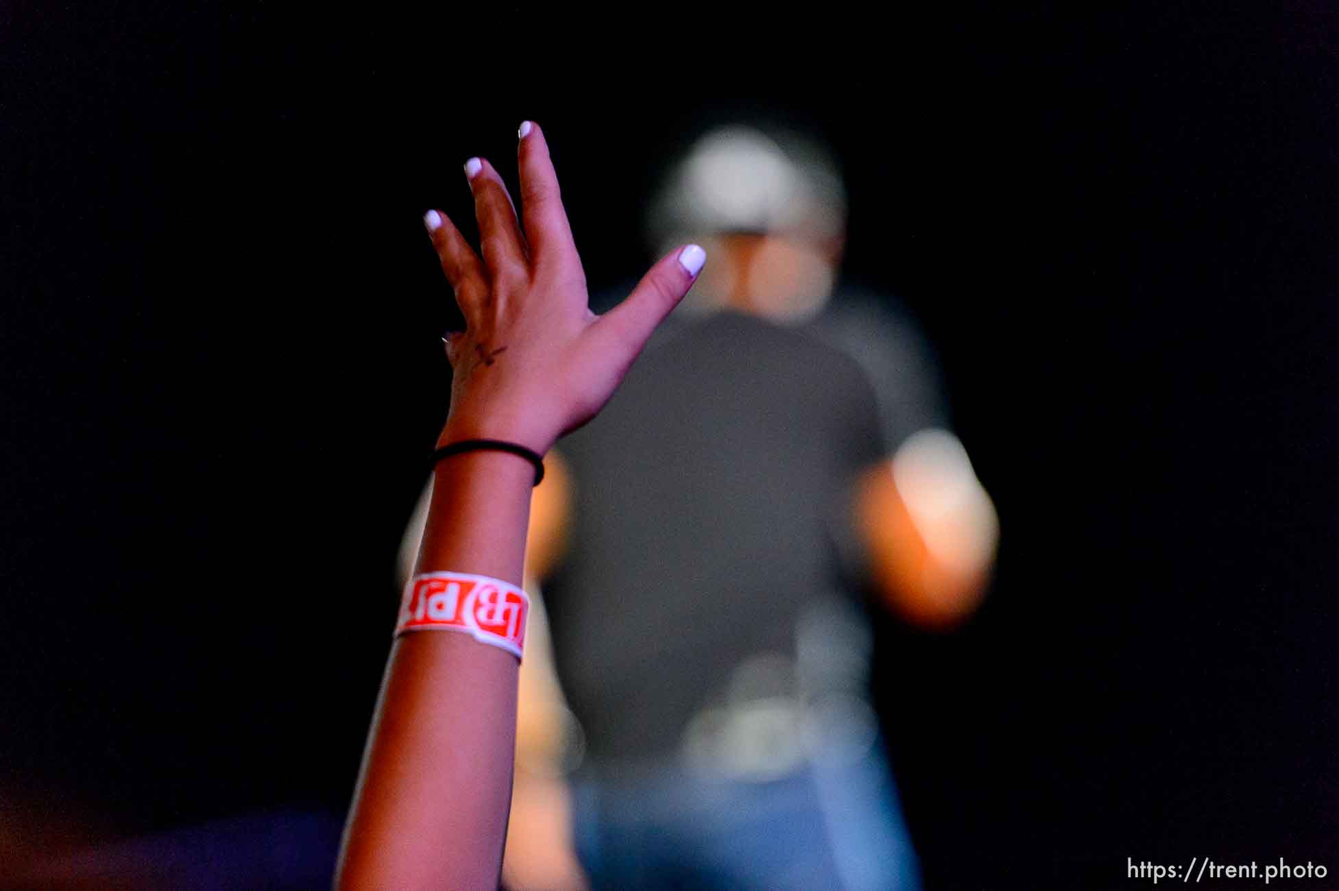 Trent Nelson  |  The Salt Lake Tribune
Luke Bryan performs at USANA Amphitheatre in West Valley City, Wednesday August 26, 2015.