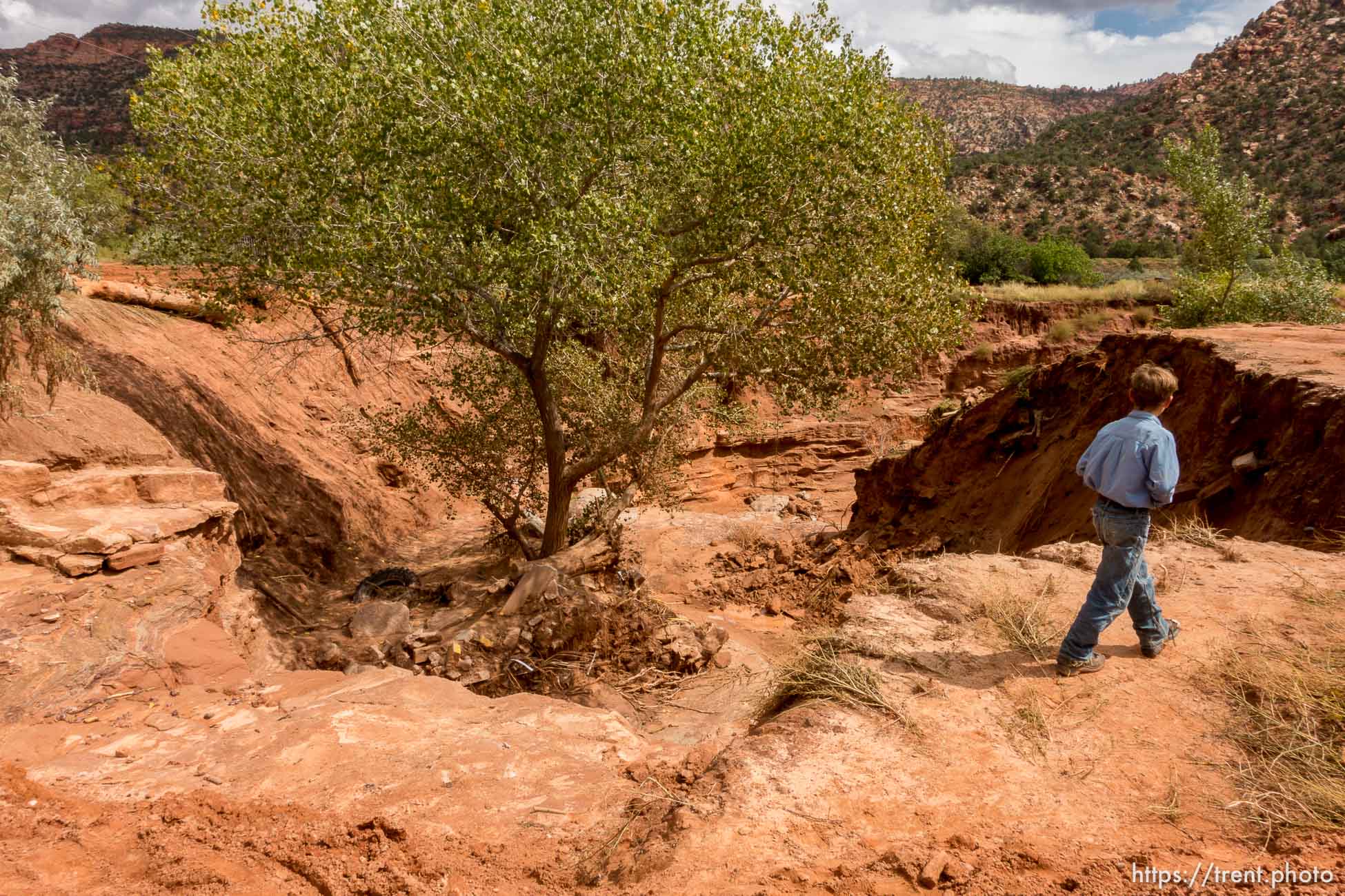 Trent Nelson  |  The Salt Lake Tribune
The devastation in Hildale Tuesday September 15, 2015, the day after a flash flood killed nine people (with four still missing) when an SUV and a van were washed off a road during a flash flood in this polygamous Utah-Arizona border community.