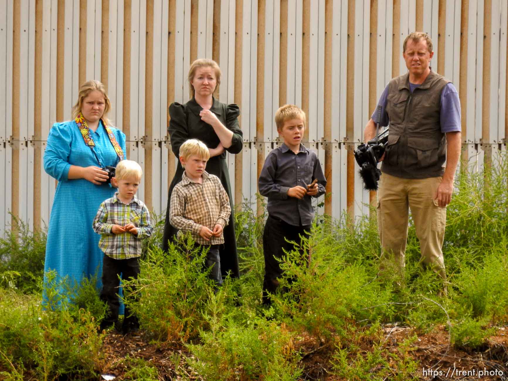 Trent Nelson  |  The Salt Lake Tribune
People take in the scene in a Hildale wash where a flash flood killed nine people (with four still missing) Tuesday September 15, 2015., the day after an SUV and a van were washed off a road during a flash flood in this polygamous Utah-Arizona border community.