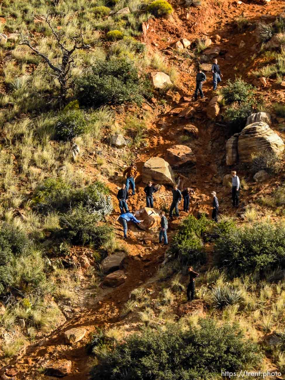 Trent Nelson  |  The Salt Lake Tribune
boys above the hildale clinic
, Wednesday September 16, 2015.