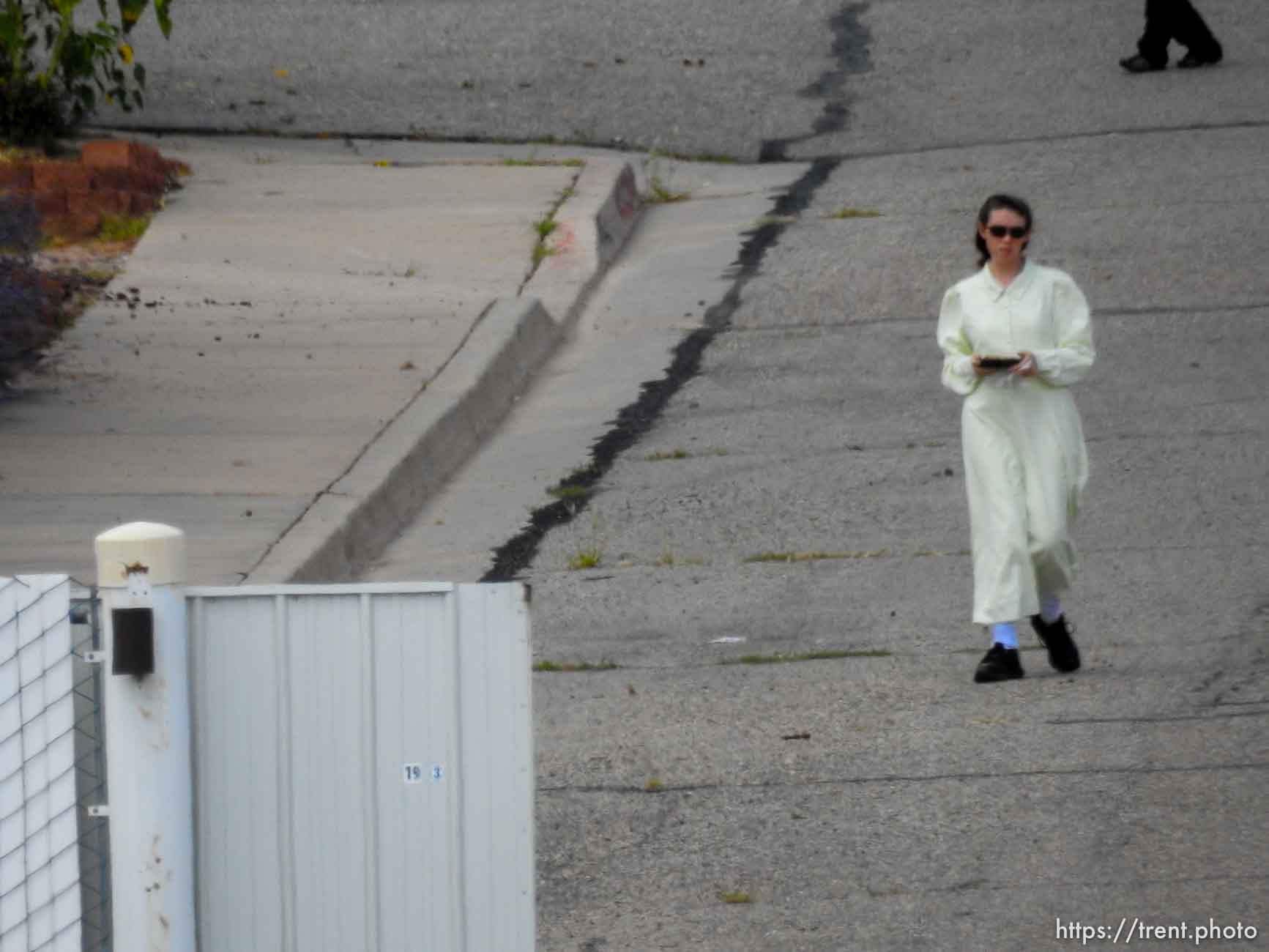 Trent Nelson  |  The Salt Lake Tribune
people in the Hildale clinic compound, Wednesday September 16, 2015.