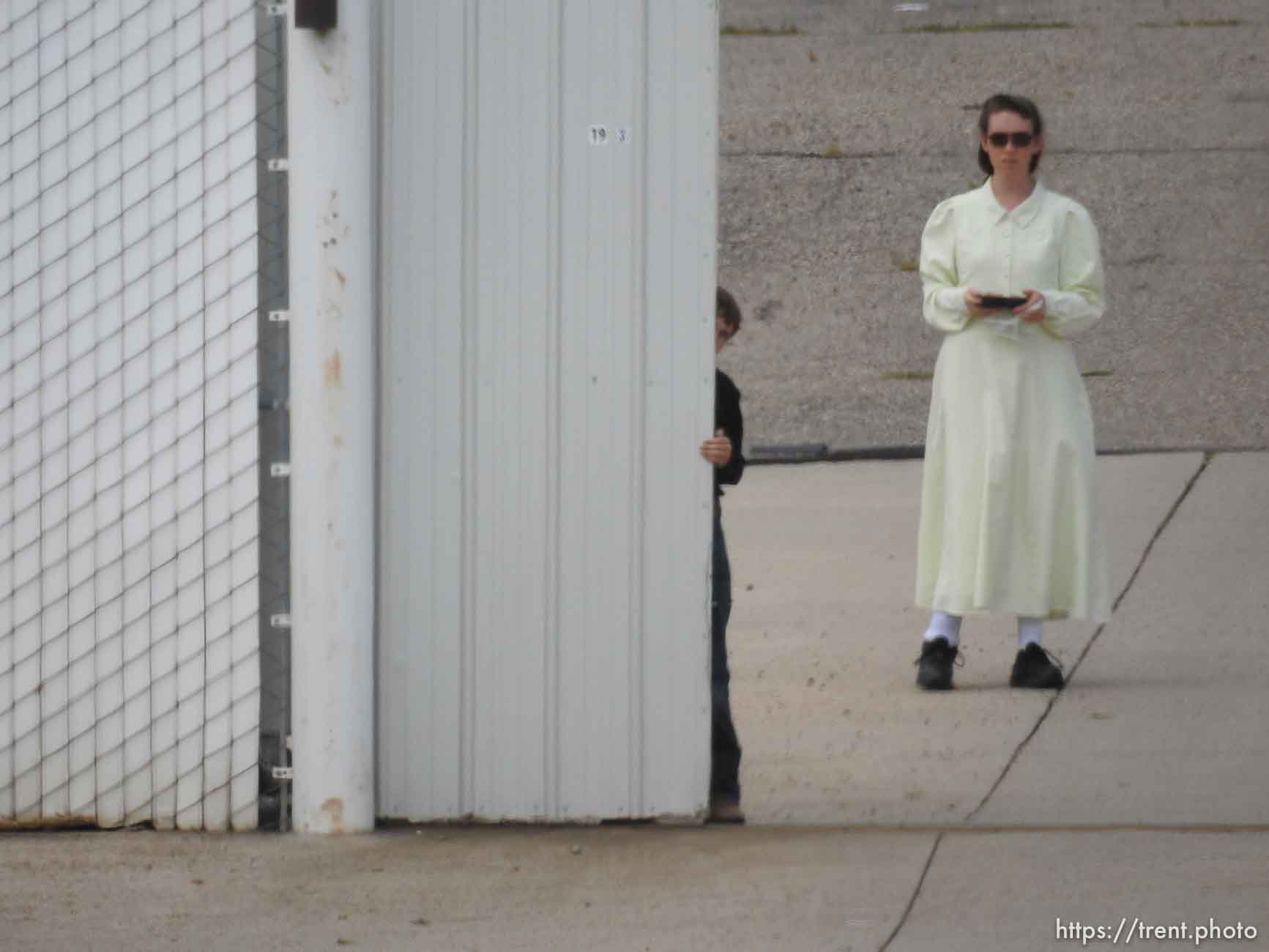 Trent Nelson  |  The Salt Lake Tribune
people in the Hildale clinic compound, Wednesday September 16, 2015.