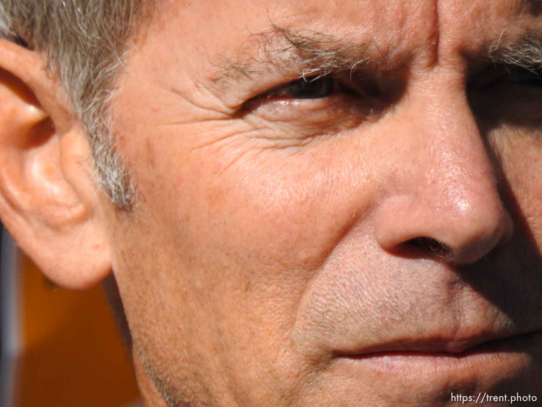 Trent Nelson  |  The Salt Lake Tribune
Salt Lake City Mayor Ralph Becker speaks in front of supporters gathered on the steps of the City and County Building as he kicks off the second phase of his re-election campaign, in Salt Lake City, Tuesday September 8, 2015.