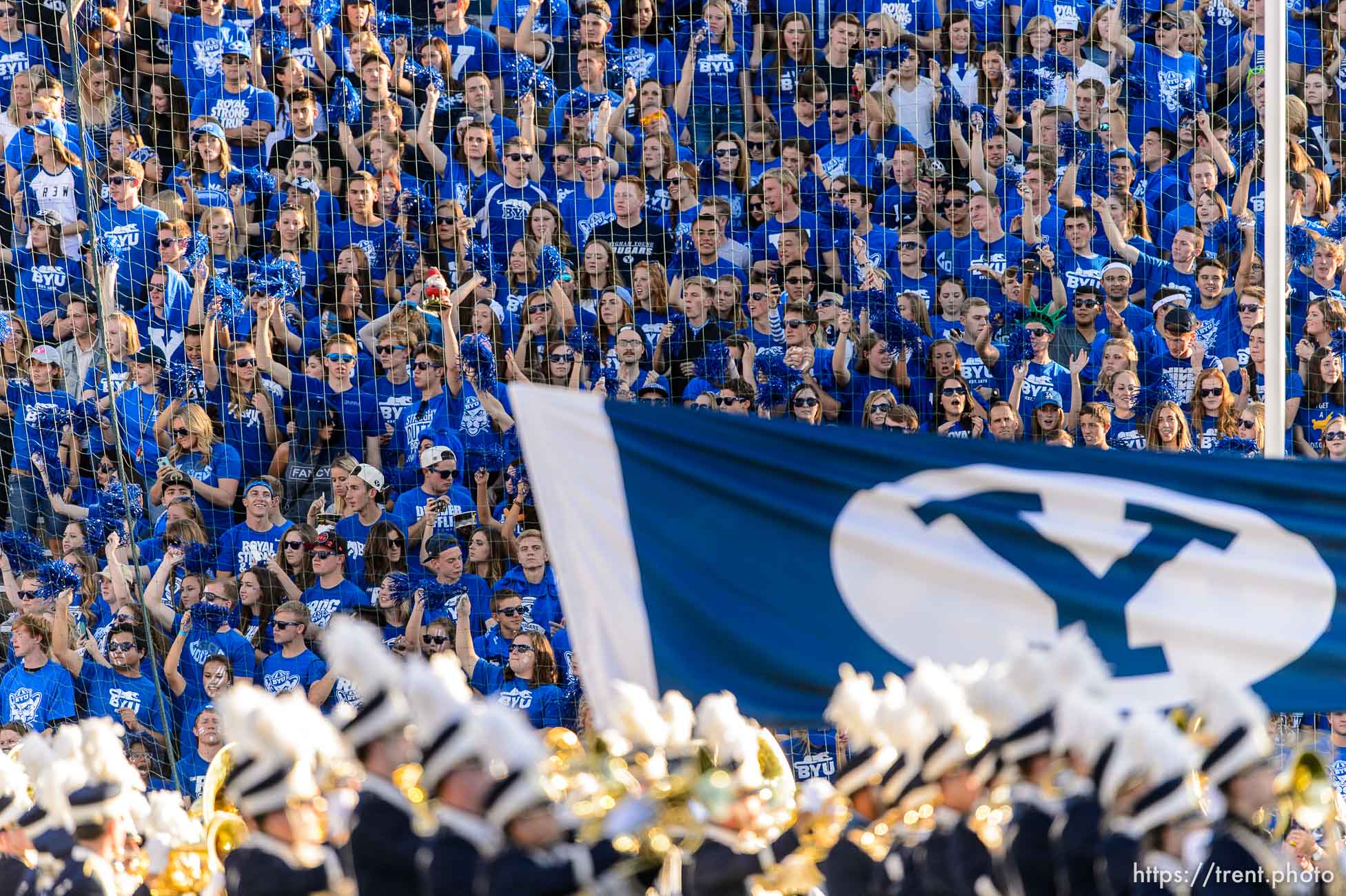 Trent Nelson  |  The Salt Lake Tribune
fans as BYU hosts East Carolina, college football at LaVell Edwards Stadium in Provo, Saturday October 10, 2015.