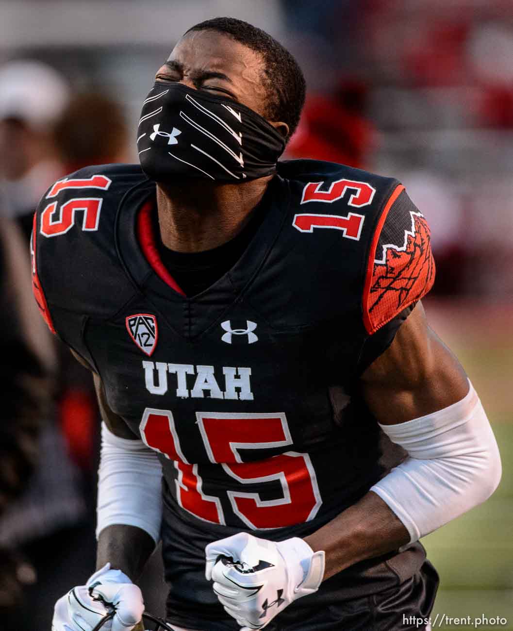 Trent Nelson  |  The Salt Lake Tribune
Utah Utes defensive back Dominique Hatfield (15) reacts to the loss as the University of Utah falls to UCLA 17-9, NCAA football at Rice-Eccles Stadium in Salt Lake City, Saturday November 21, 2015.