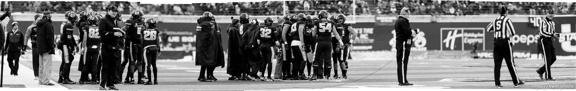 Trent Nelson  |  The Salt Lake Tribune
 as Utah State hosts BYU, NCAA football in Logan, Saturday November 28, 2015.