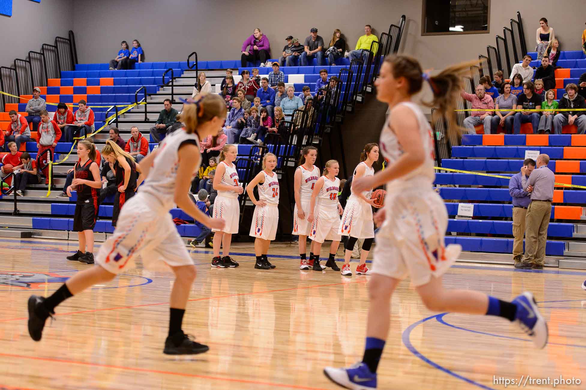 Trent Nelson  |  The Salt Lake Tribune

Water Canyon School is scheduled to play its first high school basketball game in a gym that used to be the FLDS bishop's storehouse Hildale

, Wednesday December 2, 2015.