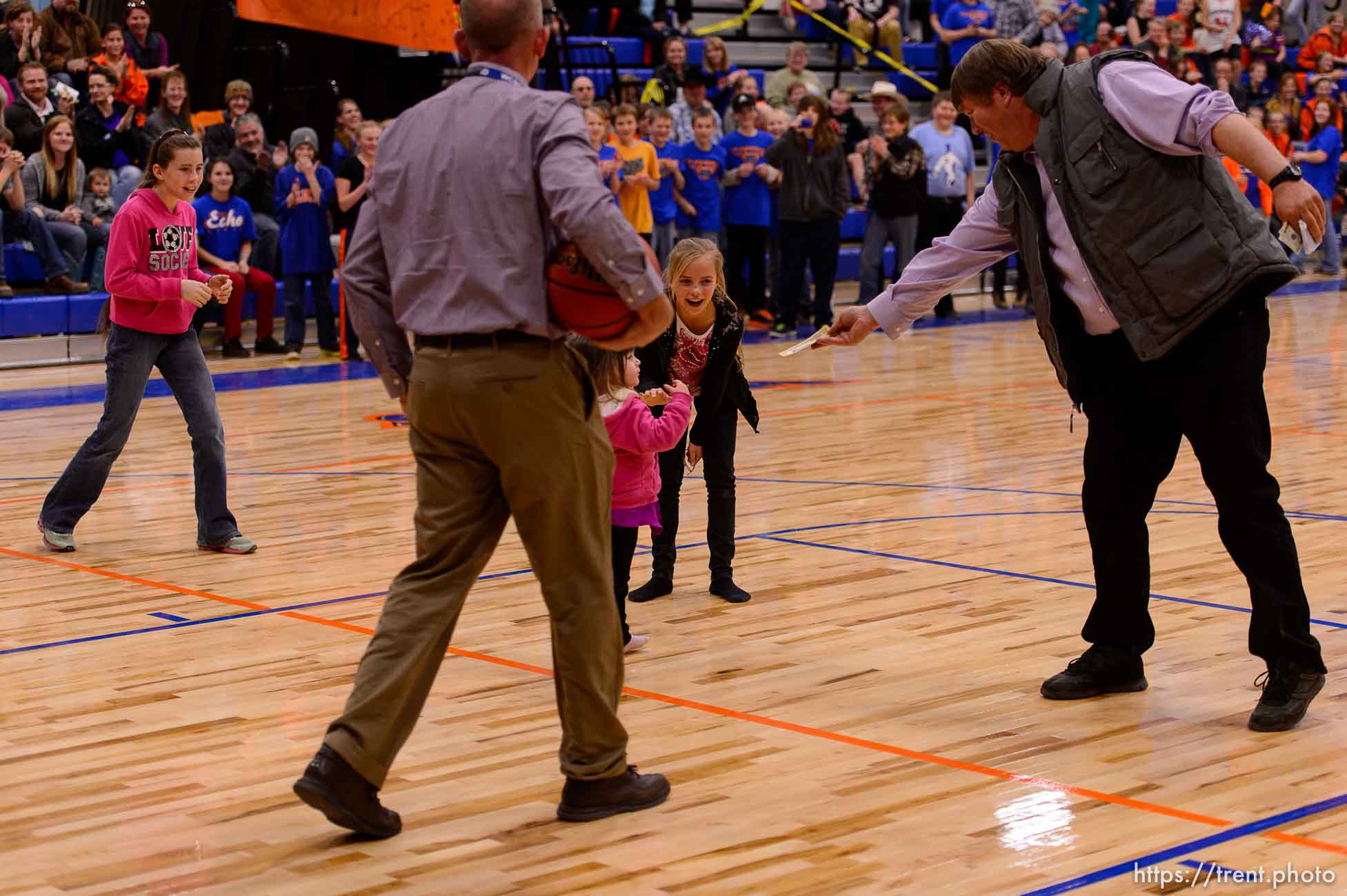 Trent Nelson  |  The Salt Lake Tribune

Water Canyon School is scheduled to play its first high school basketball game in a gym that used to be the FLDS bishop's storehouse Hildale

, Wednesday December 2, 2015. willie jessop