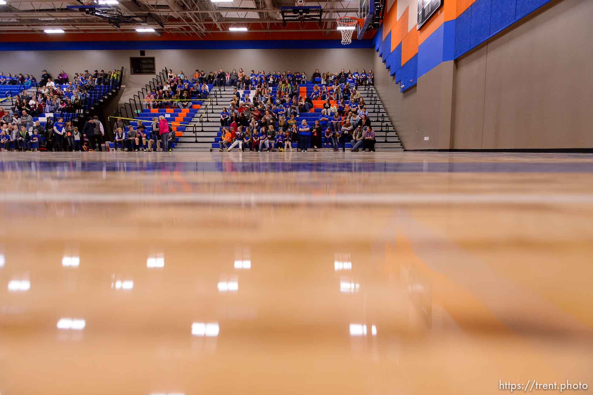 Trent Nelson  |  The Salt Lake Tribune

Water Canyon School is scheduled to play its first high school basketball game in a gym that used to be the FLDS bishop's storehouse Hildale

, Wednesday December 2, 2015.