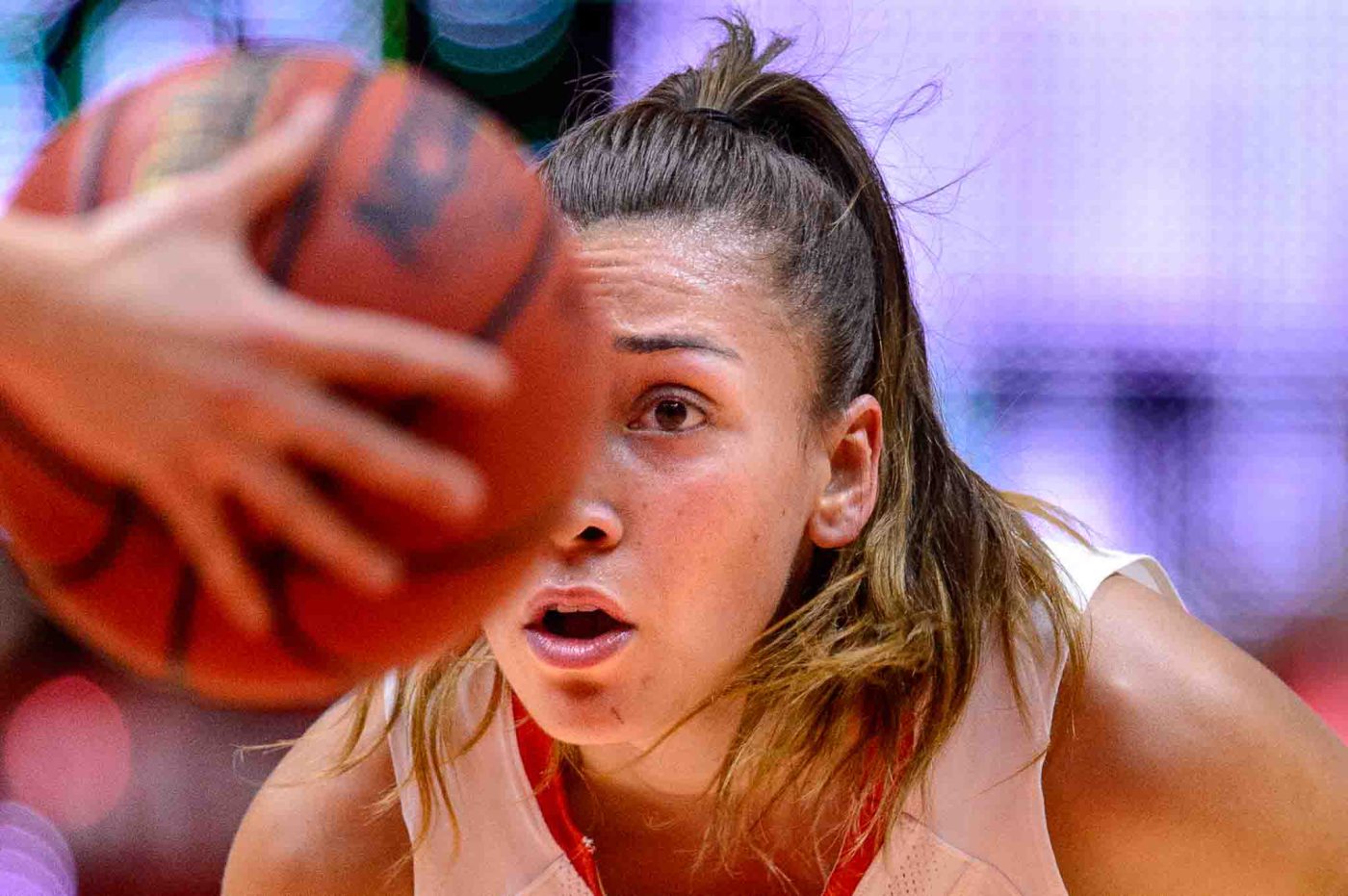 Trent Nelson  |  The Salt Lake Tribune
Utah Utes guard Danielle Rodriguez (22) looks to the ball as the University of Utah hosts Washington State, NCAA women's basketball at the Huntsman Center, Saturday January 2, 2016.