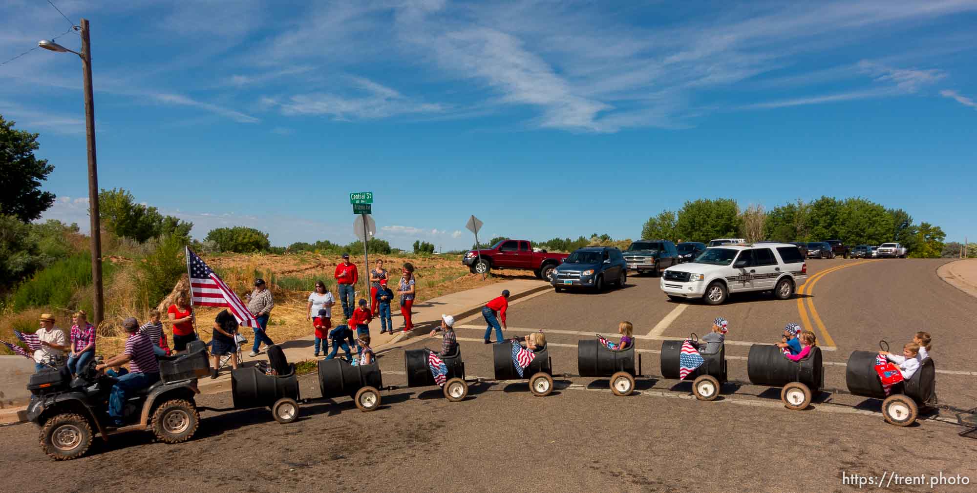 Trent Nelson  |  The Salt Lake Tribune
The Colorado City and Hildale Fourth of July Parade makes its way down Central Street in Hildale, UT, and Colorado City, AZ, as part of an Independence Day celebration Saturday July 2, 2016.