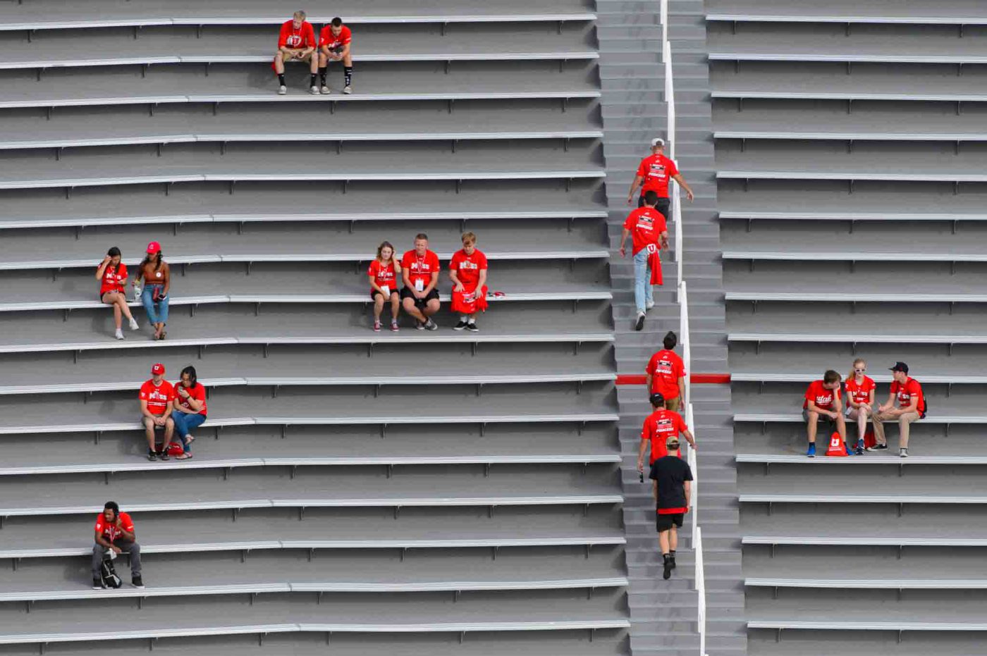 Trent Nelson  |  The Salt Lake Tribune
Fans make their way into Rice-Eccles Stadium as the University of Utah Utes prepare to host the Southern Utah University Thunderbirds, NCAA football in Salt Lake City, Thursday September 1, 2016.