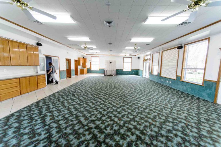 Trent Nelson  |  The Salt Lake Tribune
Brielle Decker in the dining room of the former home of Warren Jeffs in Hildale, Wednesday April 5, 2017.