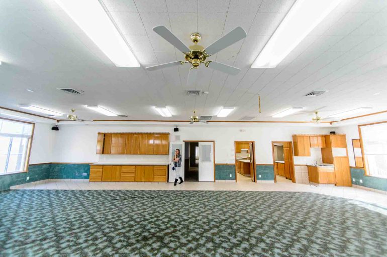 Trent Nelson  |  The Salt Lake Tribune
Brielle Decker in the dining room of the former home of Warren Jeffs in Hildale, Wednesday April 5, 2017.